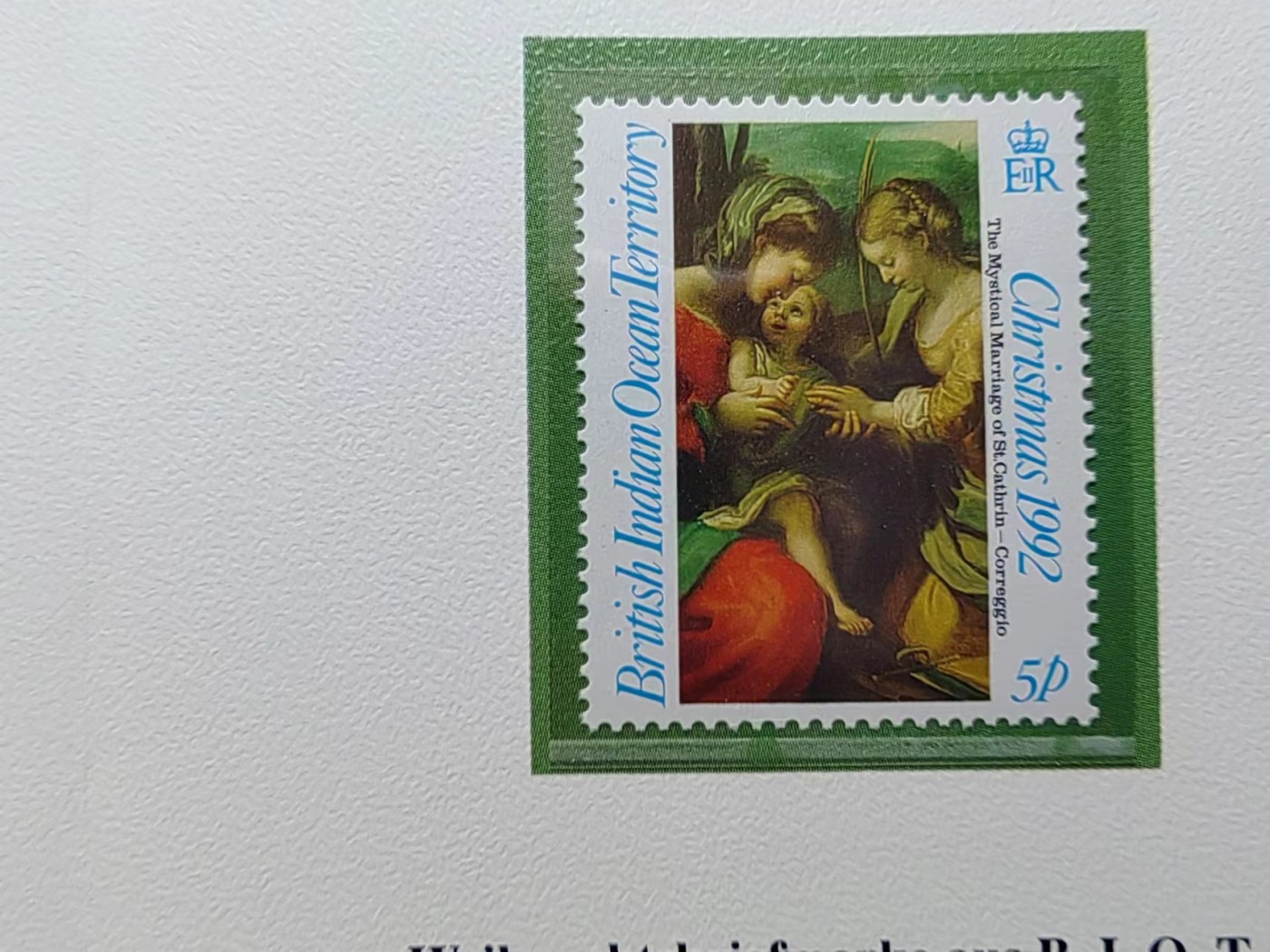 多国邮品✌（拍卖专场）精品🔥专场 第63场 圣诞绘画邮折（附带一张全新邮票）
