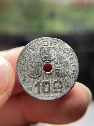2024年集古藏今外币拍卖第五期-第8场—（总第48拍） - 1943年比利时10分