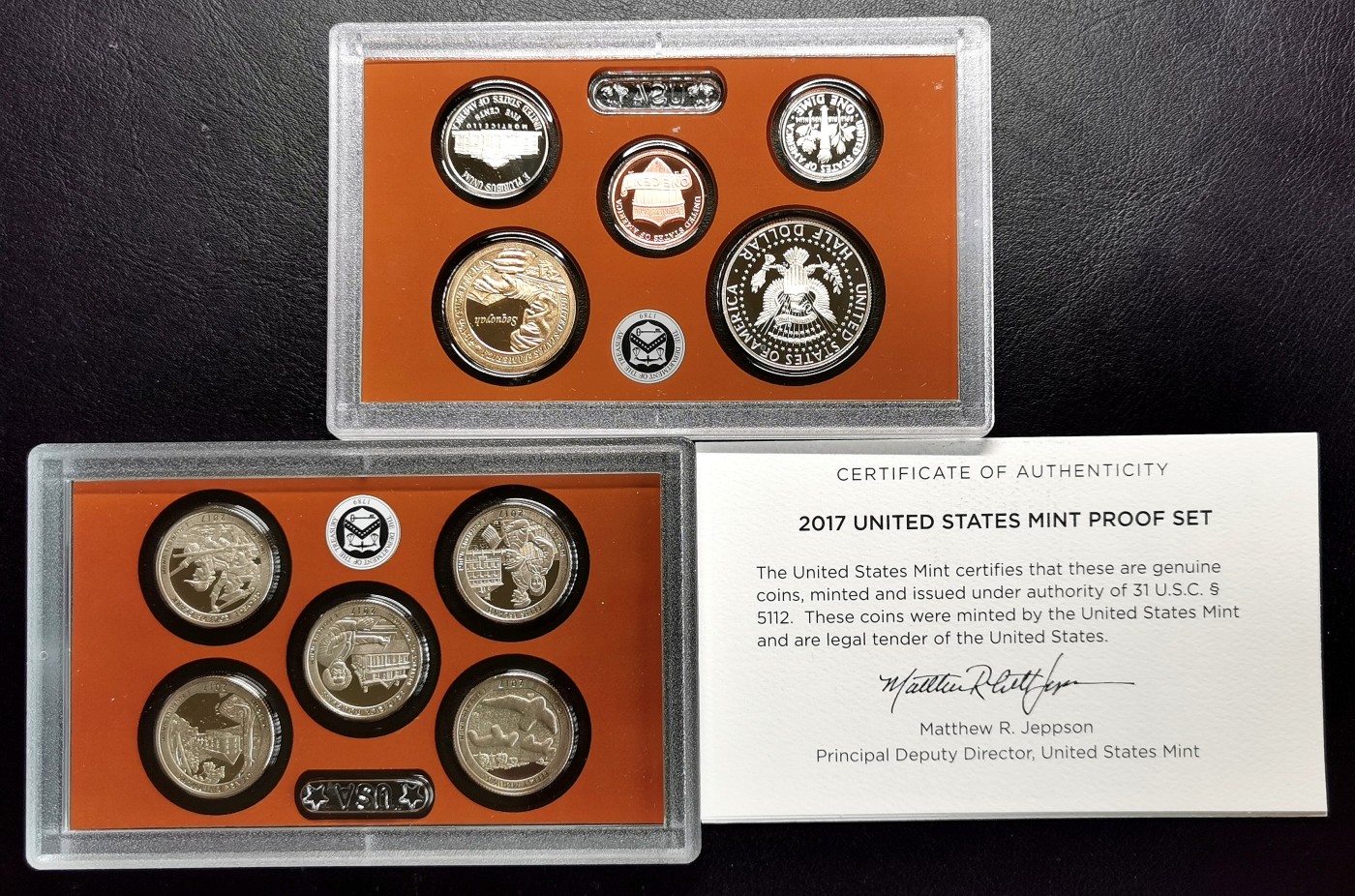 凡希社世界钱币微拍第二百六十七期 2017/2019美国精铸PS十枚装两套