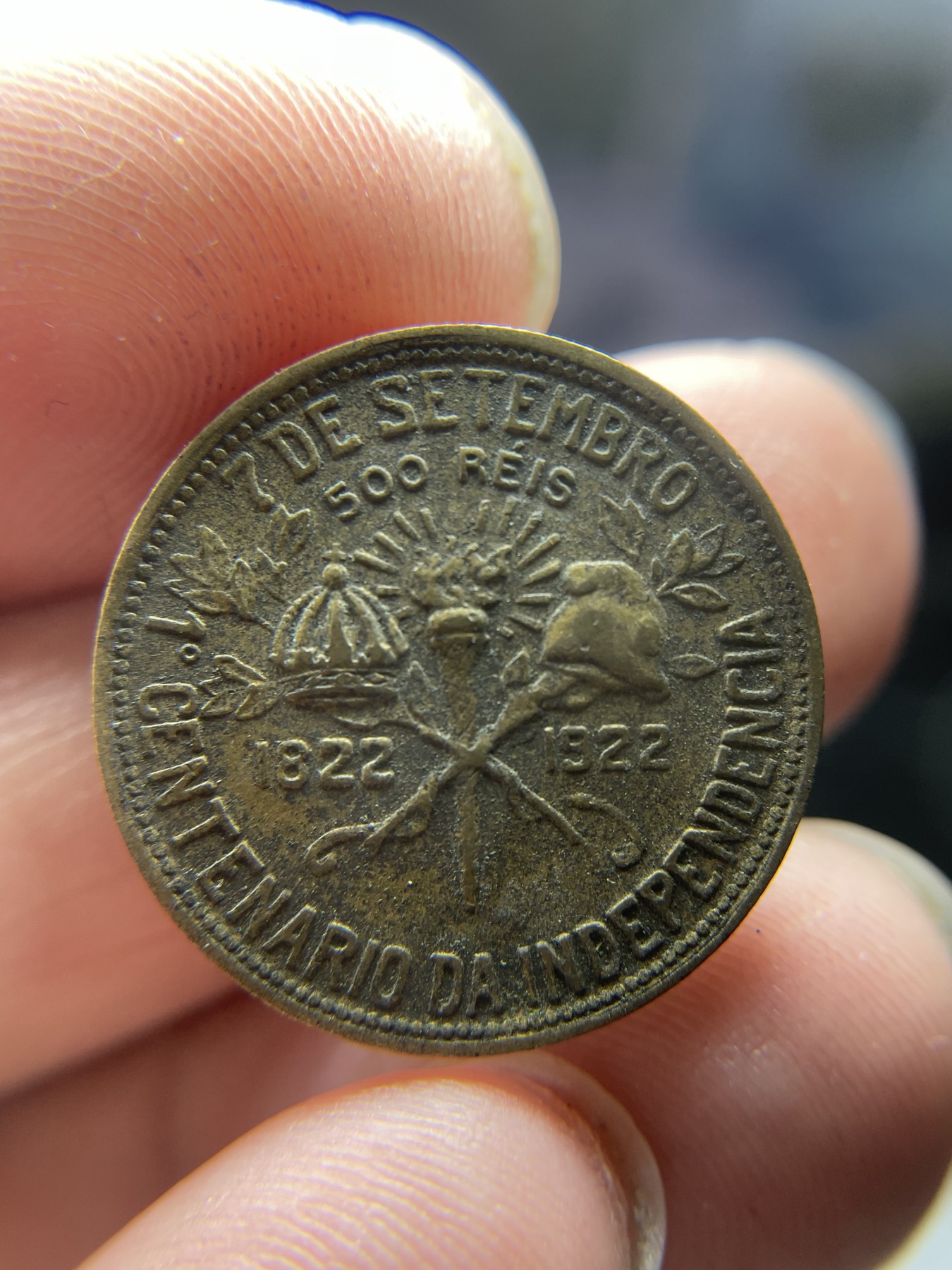 2024年集古藏今外币拍卖第五期-第8场—（总第48拍） 1922年巴西500瑞斯