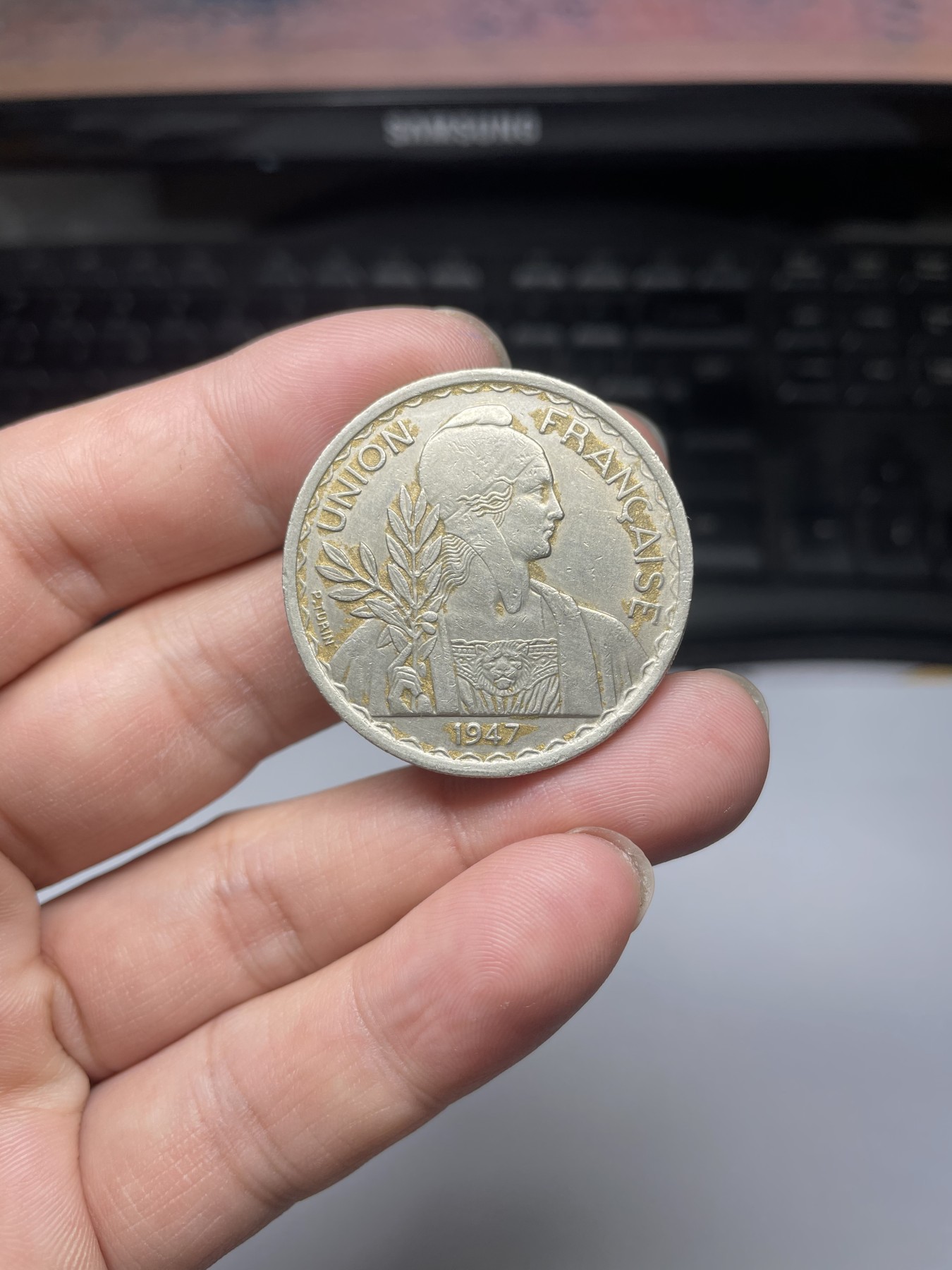 2024年集古藏今外币拍卖第五期-第8场—（总第48拍） 1947年法属印支一皮