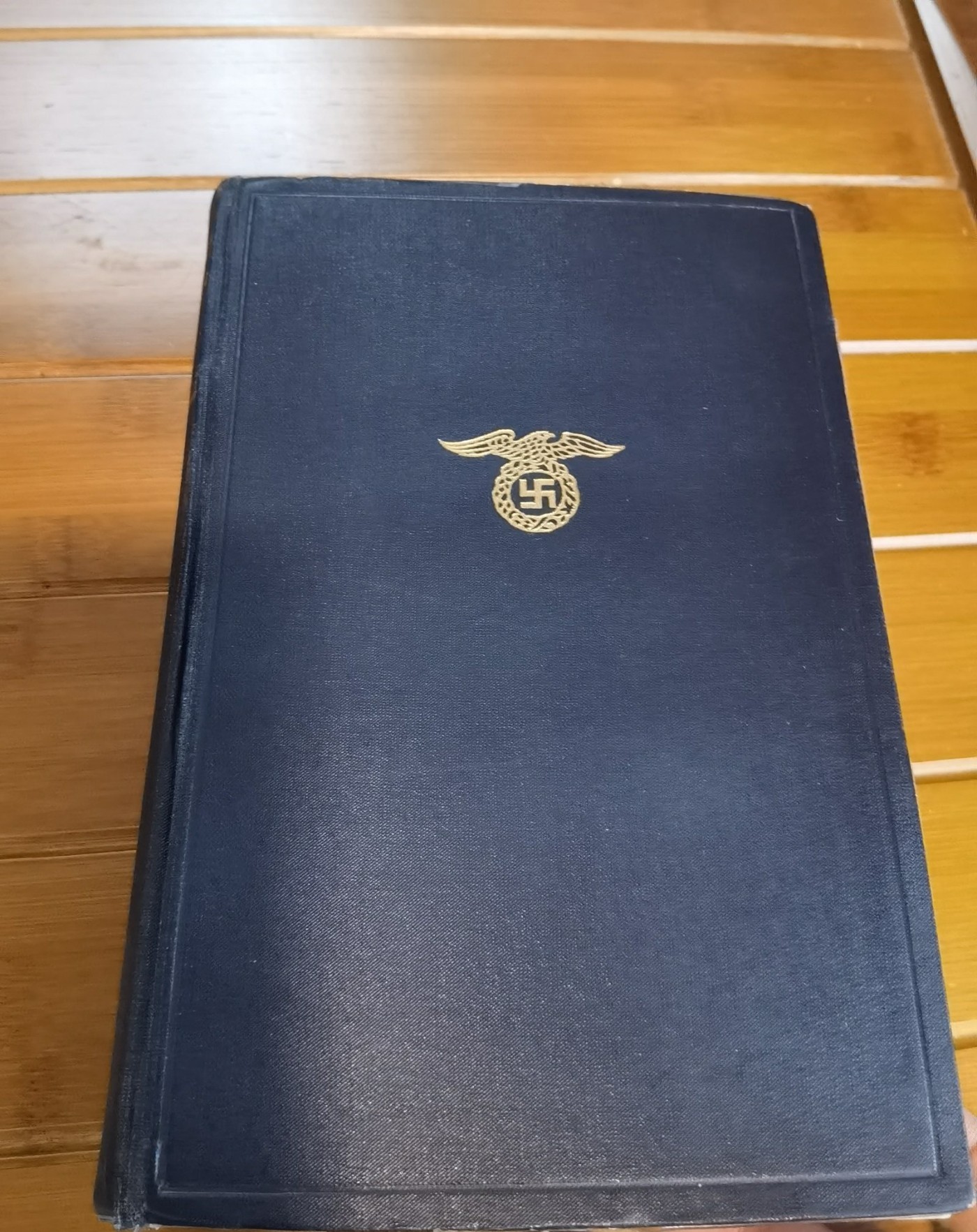 稀有罕见：1934年精装《奋斗》德文，全本，不缺精装