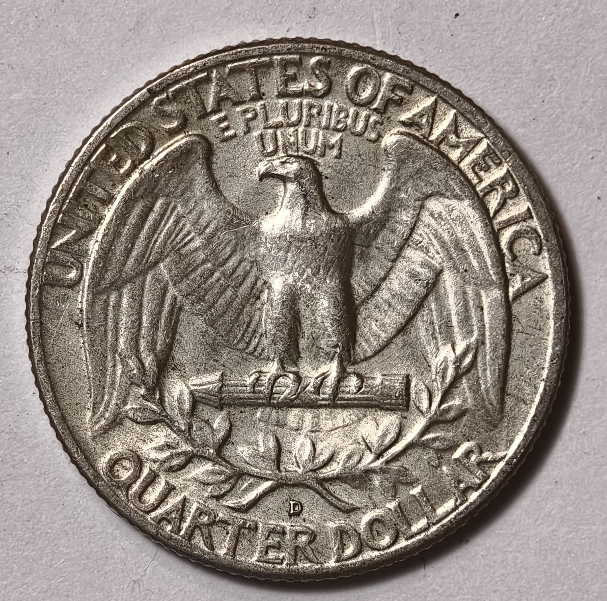 紫瑗钱币——第344期拍卖 美国 1957年 华盛顿 25美分 6.25克 0.9银