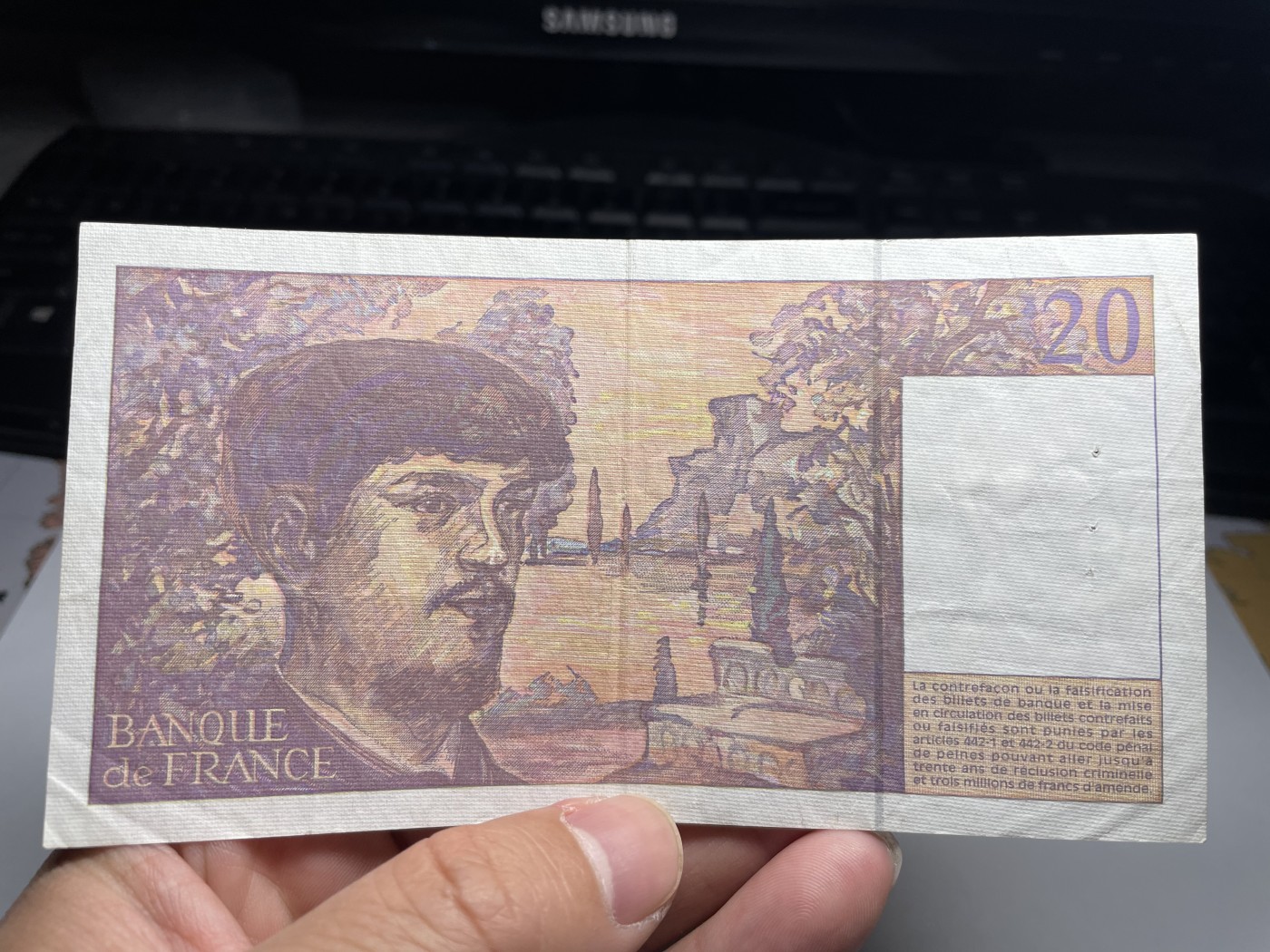 2024年集古藏今外币拍卖第五期-第9场—（总第49拍） 1997年法国20法郎