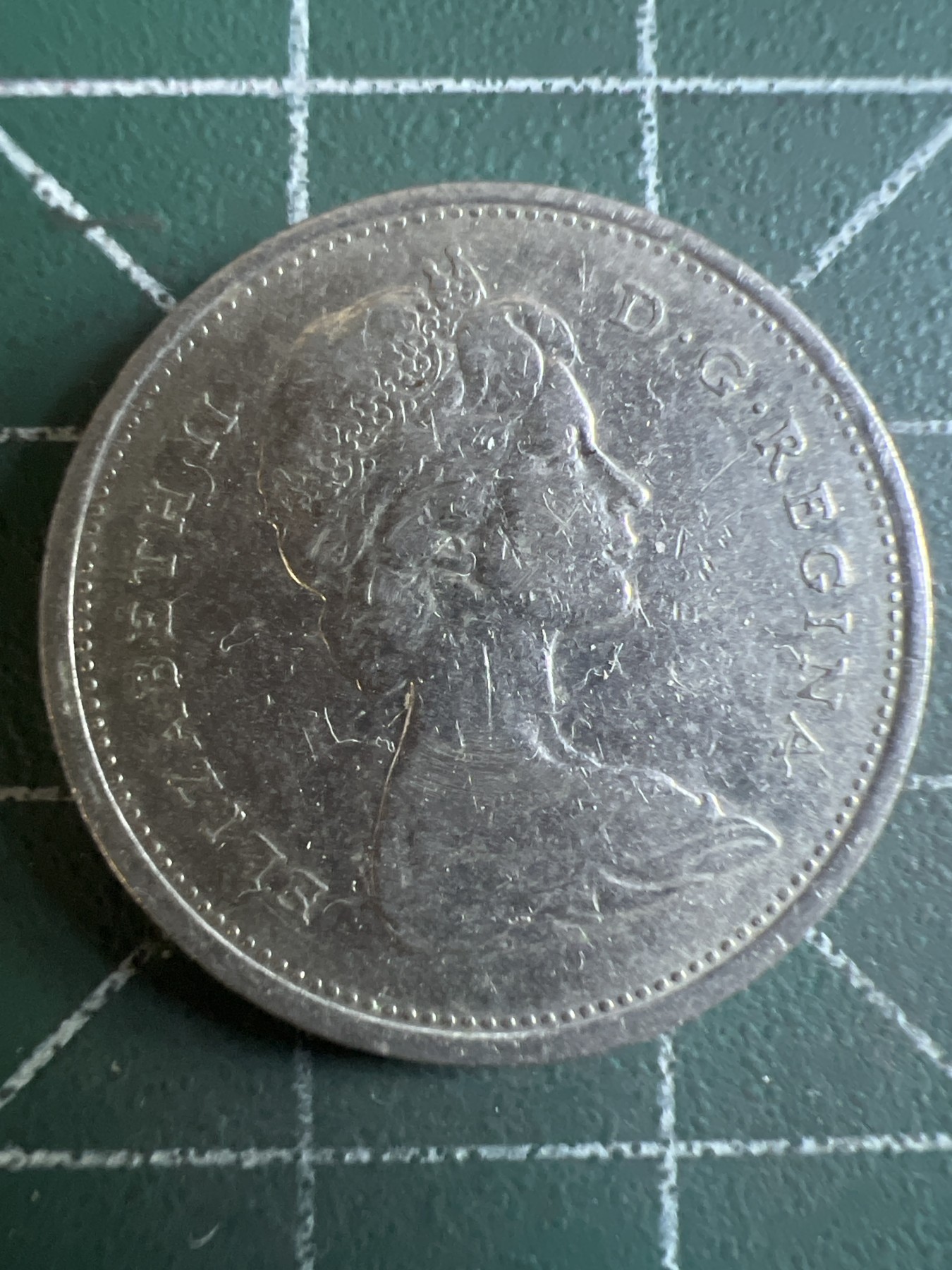 第587期 硬币专场 （无押金，捡漏，全场50包邮，偏远地区除外，接收代拍业务） 加拿大25分 青年 1969年