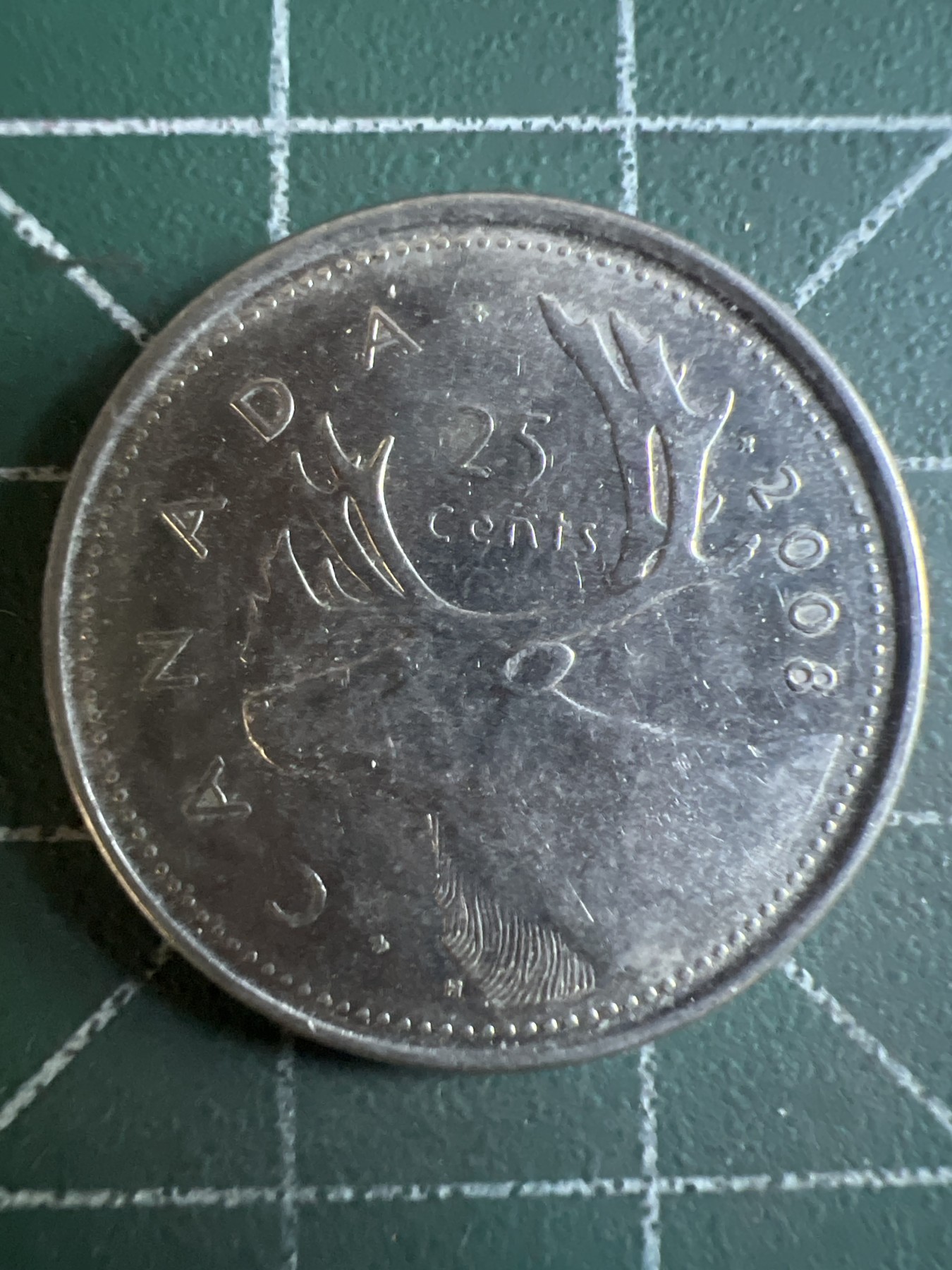 第588期 硬币专场 （无押金，捡漏，全场50包邮，偏远地区除外，接收代拍业务） 加拿大25分 老年 2008年