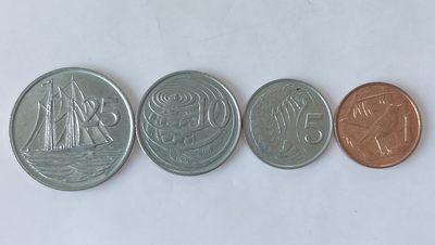 第一海外回流一元起拍收藏 散币专场 第85期 - 开曼群岛1977年硬币4枚套