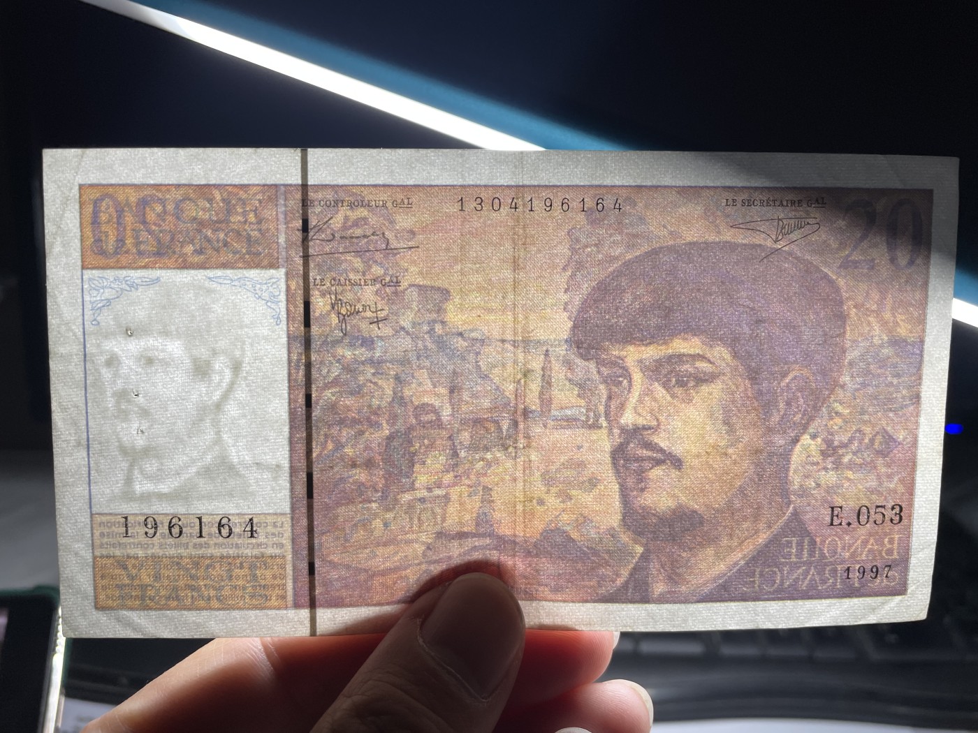 2024年集古藏今外币拍卖第五期-第9场—（总第49拍） 1997年法国20法郎