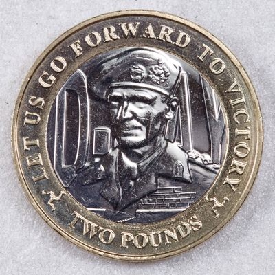 S&S Numismatic世界钱币-拍卖 第117期  - 马恩岛2019年 诺曼底登陆75周年-蒙哥马利 2英镑双色纪念币