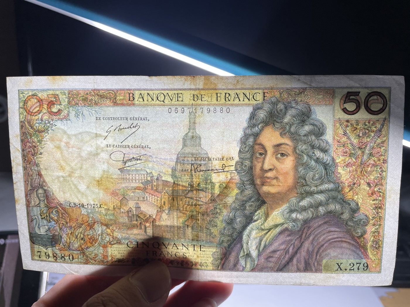 2024年集古藏今外币拍卖第五期-第9场—（总第49拍） 1975年法国50法郎