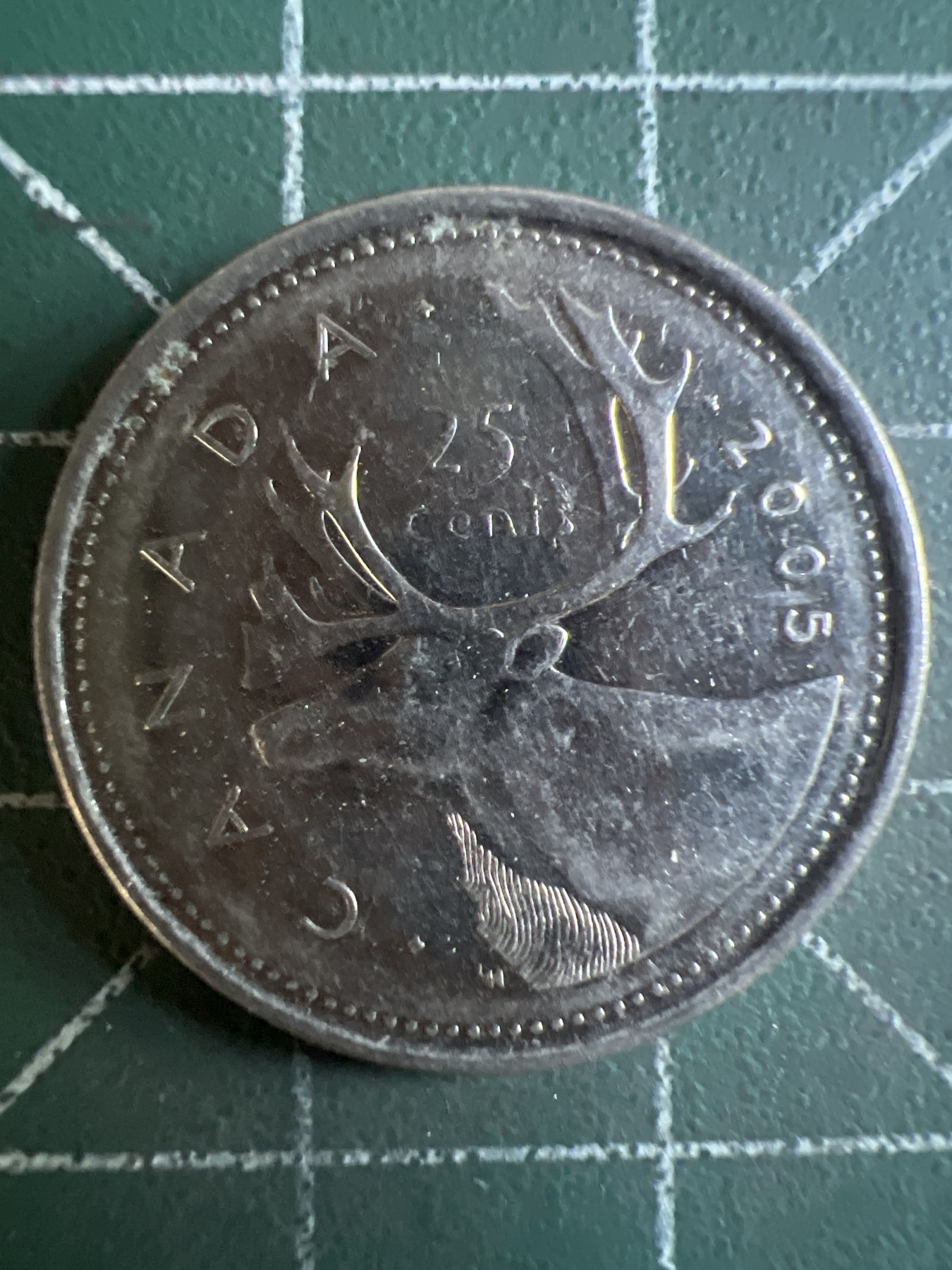 第587期 硬币专场 （无押金，捡漏，全场50包邮，偏远地区除外，接收代拍业务） 加拿大25分 老年 2005年