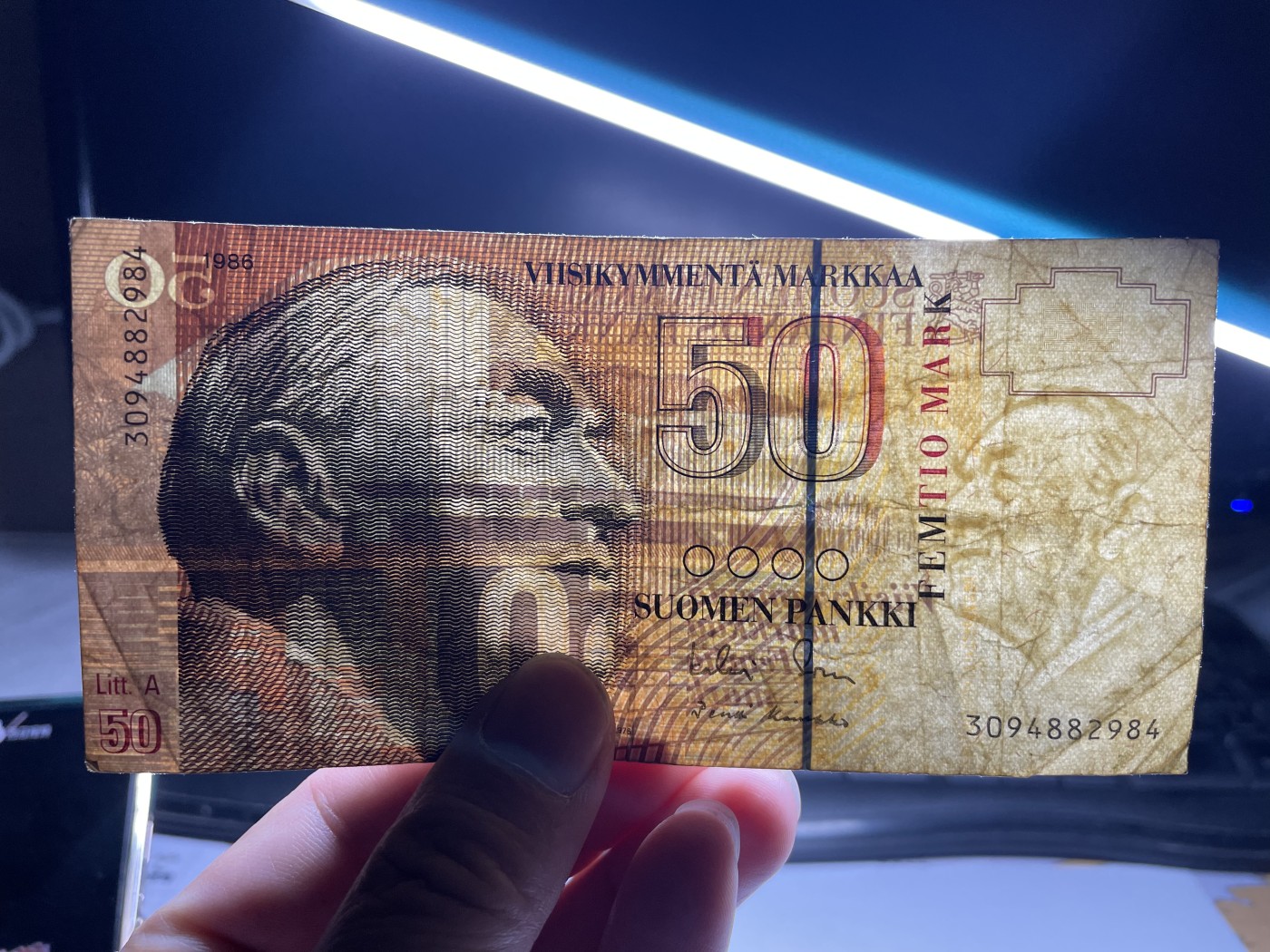 2024年集古藏今外币拍卖第五期-第9场—（总第49拍） 1986年芬兰50马克