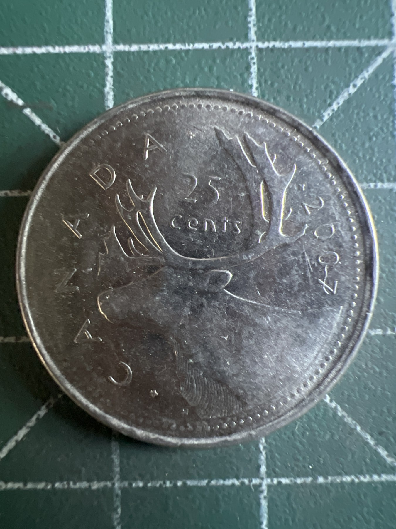 第587期 硬币专场 （无押金，捡漏，全场50包邮，偏远地区除外，接收代拍业务） 加拿大25分 老年 2007年