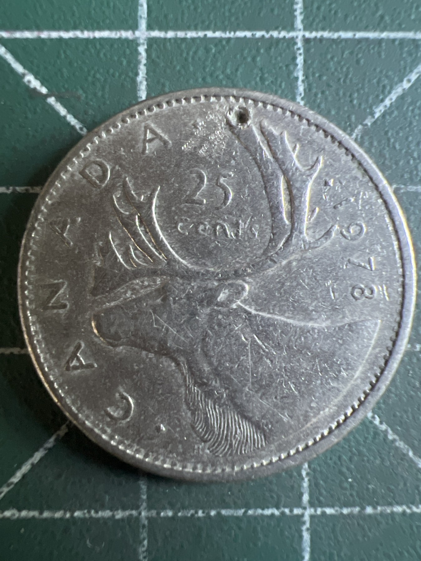 第604期 硬币专场 （无押金，捡漏，全场50包邮，偏远地区除外，接收代拍业务） 加拿大25分 青年 1978年