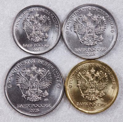 S&S Numismatic世界钱币-拍卖 第127期 俄罗斯2018年4枚套币