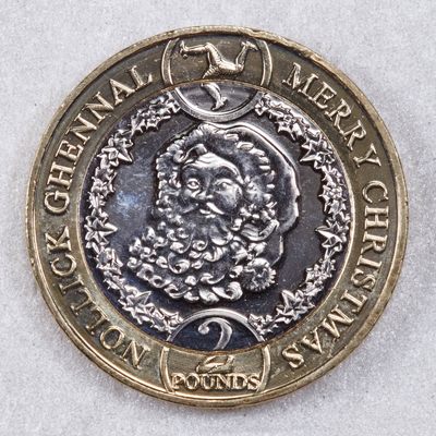S&S Numismatic世界钱币-拍卖 第117期  - 马恩岛2019年 圣诞节 2英镑双色纪念币