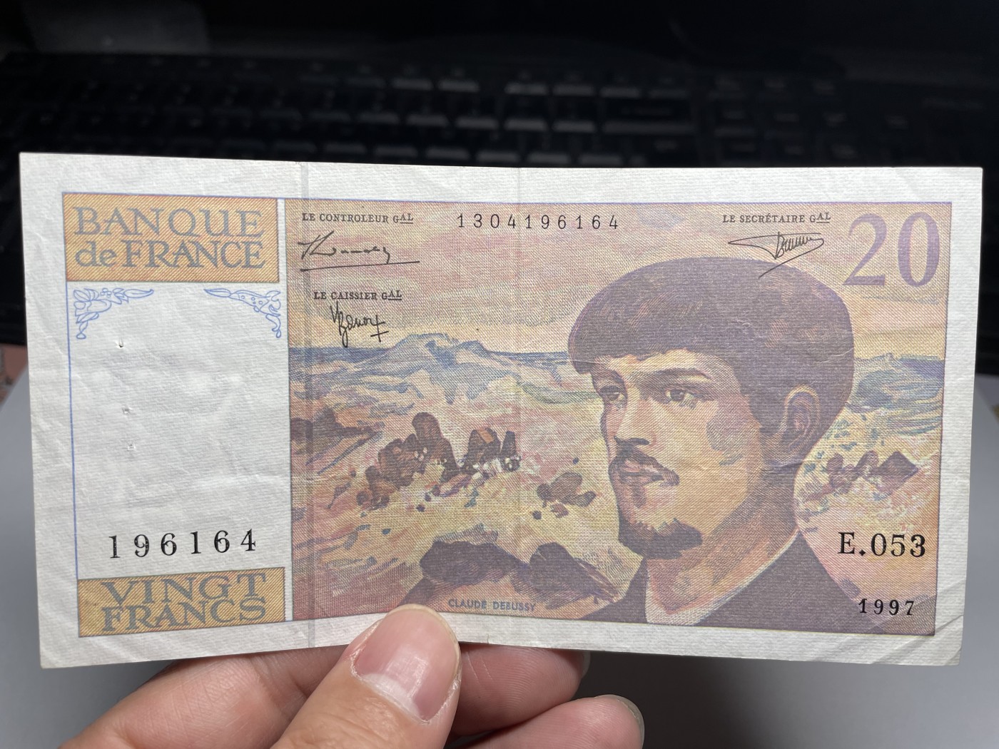 2024年集古藏今外币拍卖第五期-第9场—（总第49拍） 1997年法国20法郎