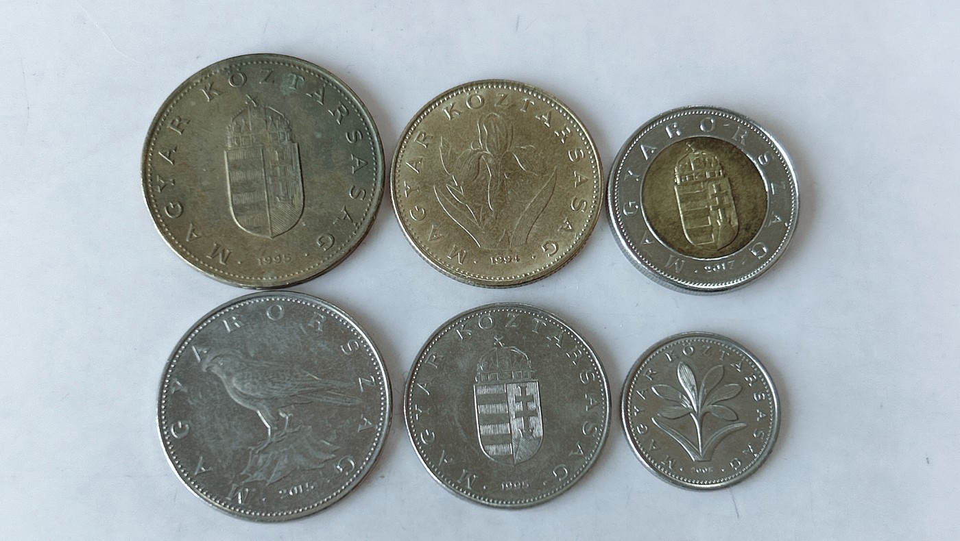 第一海外回流一元起拍收藏 散币专场 第85期 匈牙利硬币6枚套