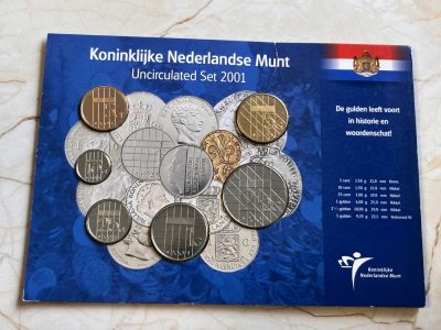 【海寕潮】拍卖第107期【五一快乐场】 - 【海寧潮】卡册荷兰2001年皇家荷兰造币厂纪念套币