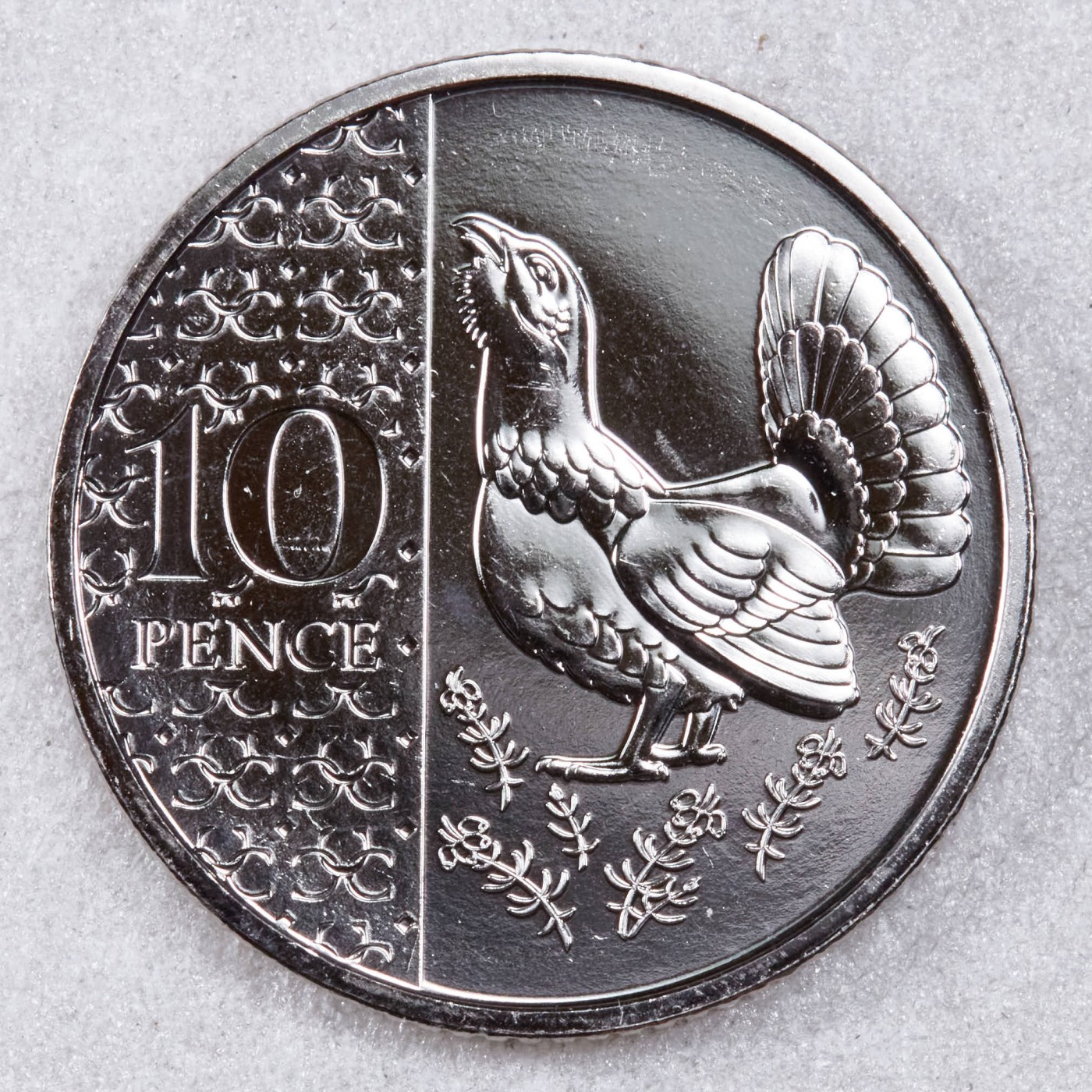 S&S Numismatic世界钱币-拍卖 第117期  英国2023年 全新改版-查尔斯三世头像-松鸡 10便士镀铜钢币 “皇冠暗记版只发行2023这一年”