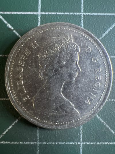 第587期 硬币专场 （无押金，捡漏，全场50包邮，偏远地区除外，接收代拍业务） - 加拿大25分 青年 1988年