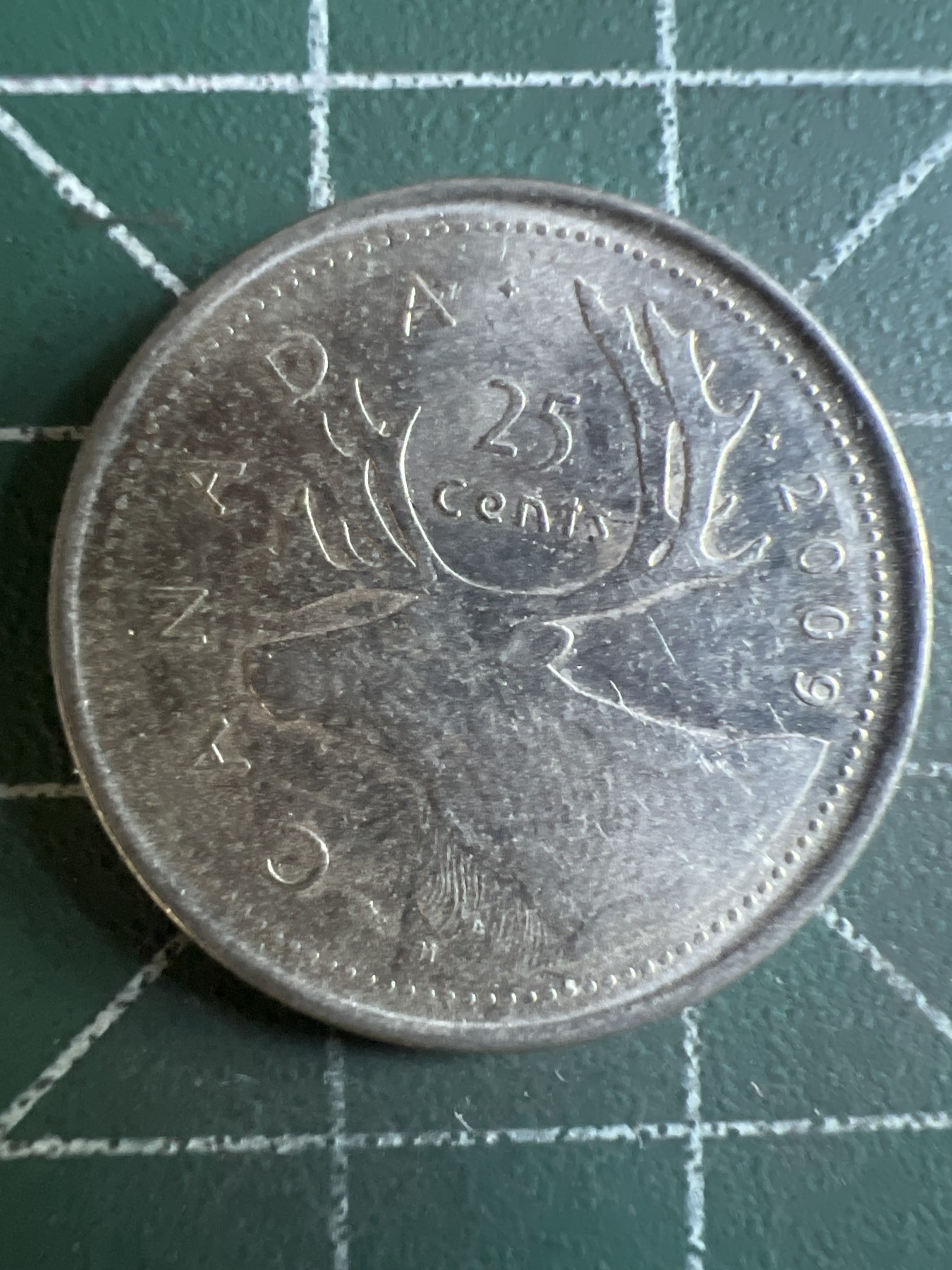 第587期 硬币专场 （无押金，捡漏，全场50包邮，偏远地区除外，接收代拍业务） 加拿大25分 老年 2009年