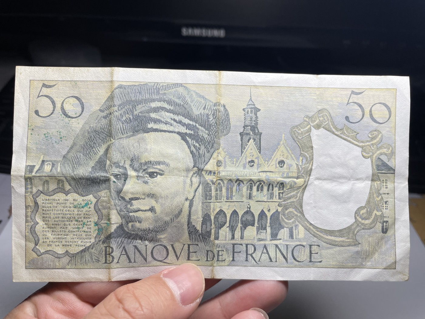 2024年集古藏今外币拍卖第五期-第9场—（总第49拍） 1986年法国50法郎