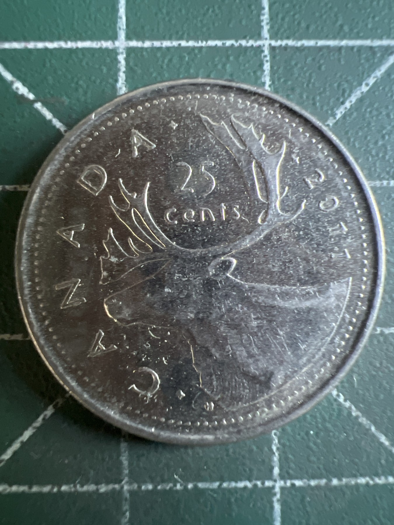 第587期 硬币专场 （无押金，捡漏，全场50包邮，偏远地区除外，接收代拍业务） 加拿大25分 老年 2011年