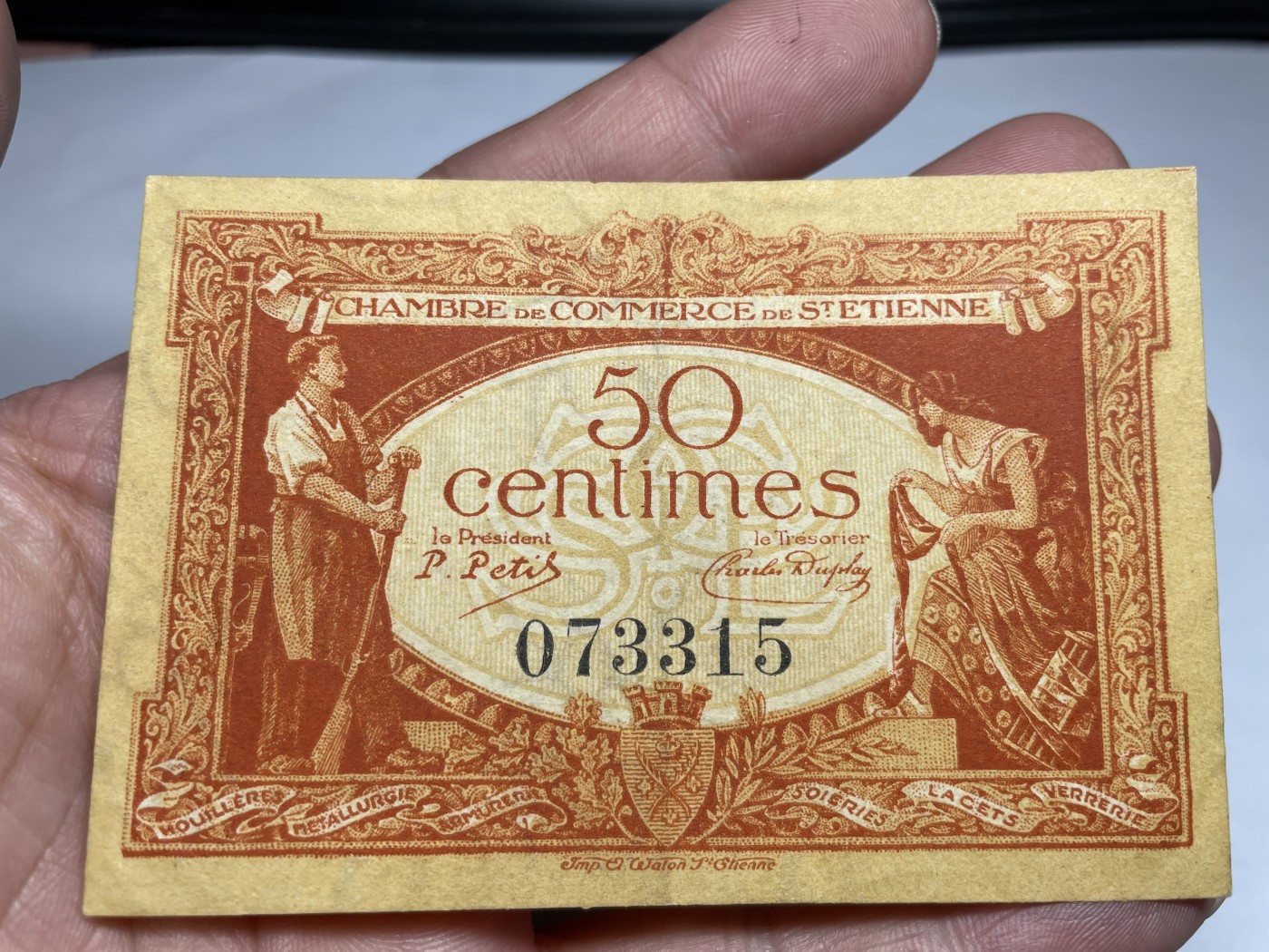 2024年集古藏今外币拍卖第五期-第9场—（总第49拍） 稀少好品1924年法国0.5法郎