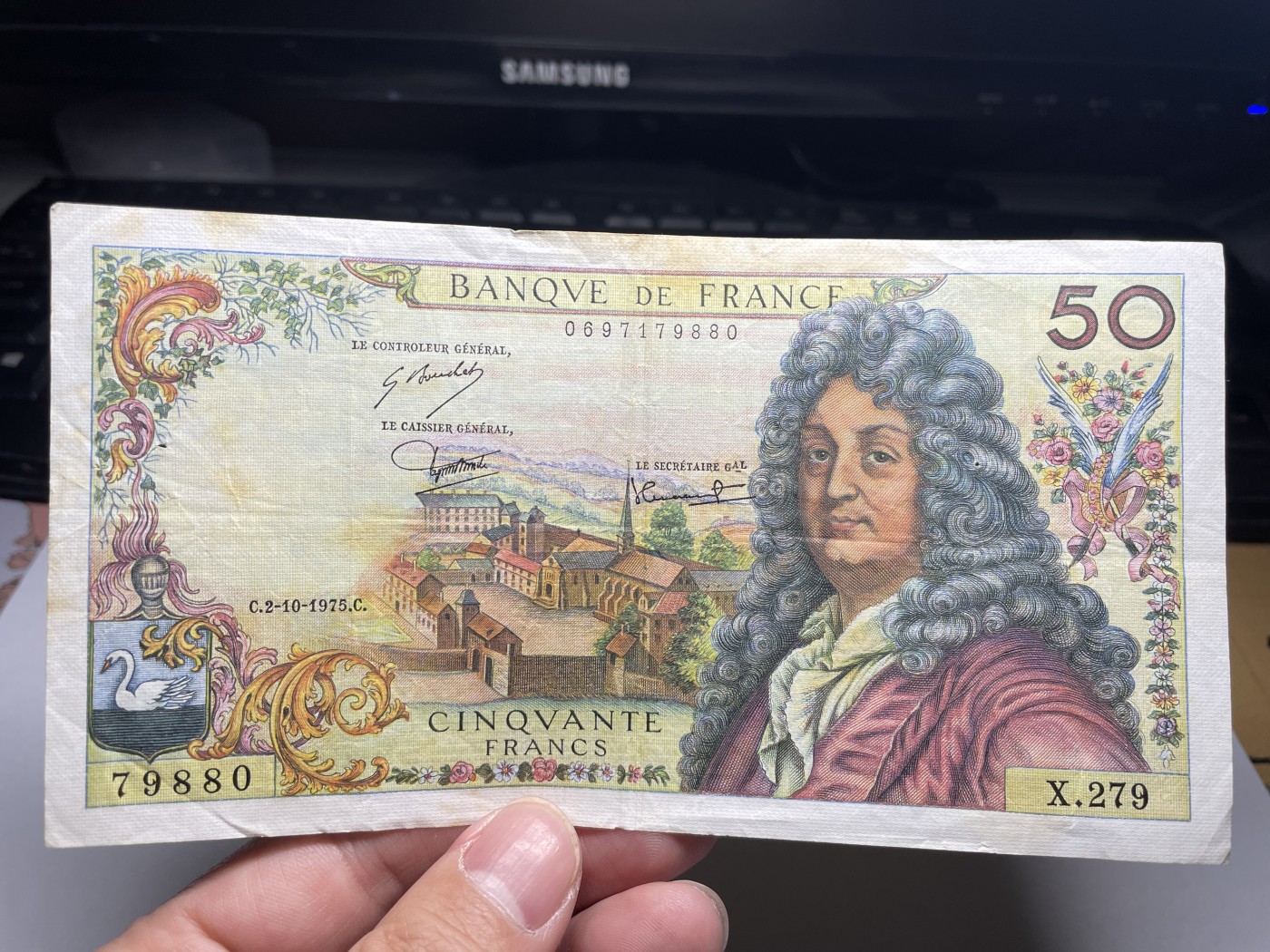 2024年集古藏今外币拍卖第五期-第9场—（总第49拍） 1975年法国50法郎