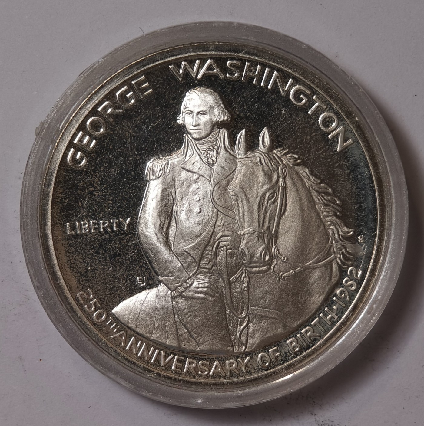 紫瑗钱币——第344期拍卖 美国 1982年 华盛顿250周年 50美分 12.5克 0.9银 精制