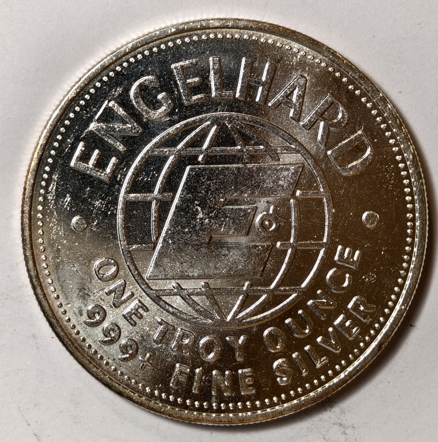 紫瑗钱币——第344期拍卖 美国 1982年 ENGEL HARD 矿业公司 淘金人 1盎司 纪念章 31.1克 0.999银