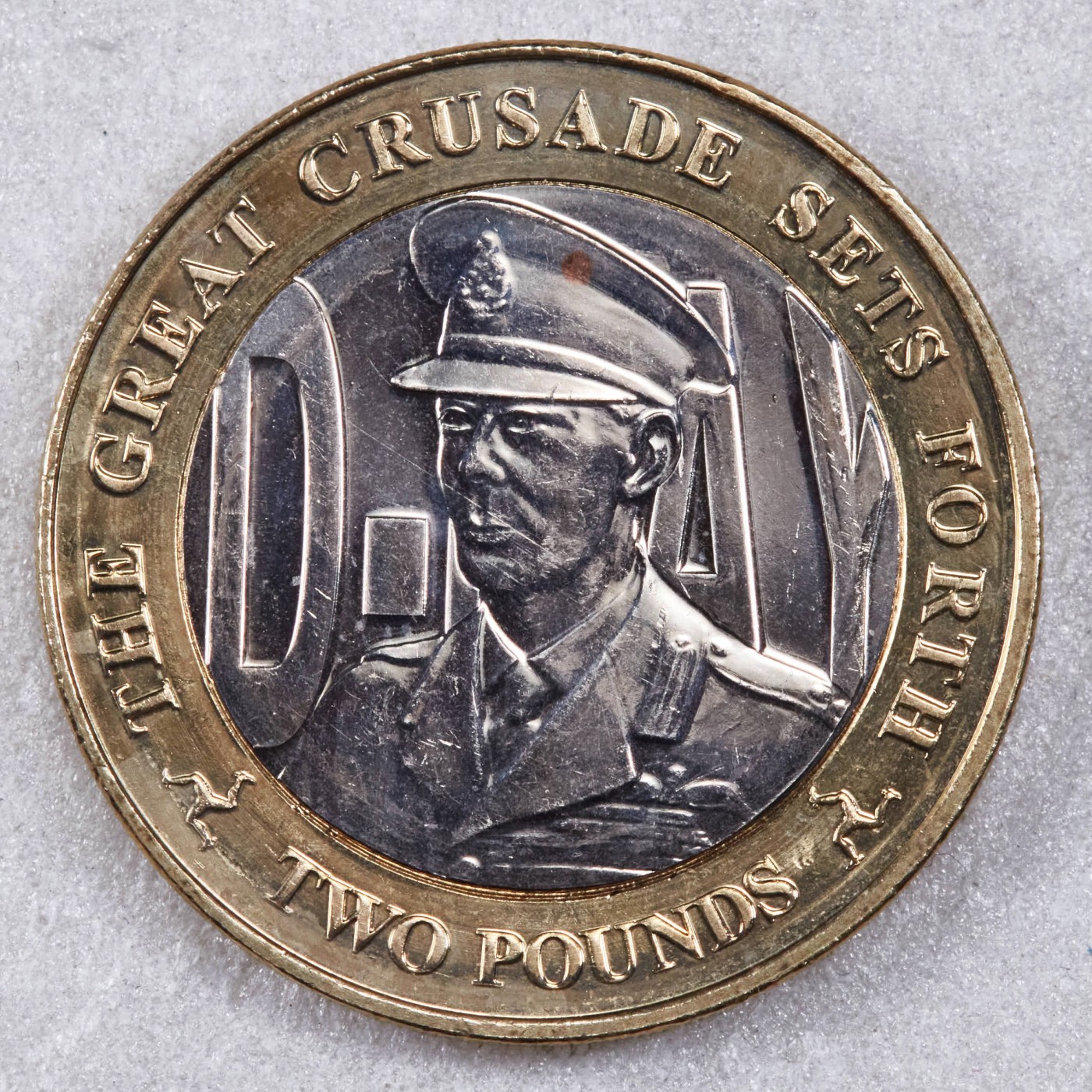 S&S Numismatic世界钱币-拍卖 第117期  马恩岛2019年 诺曼底登陆75周年-乔治六世 2英镑双色纪念币