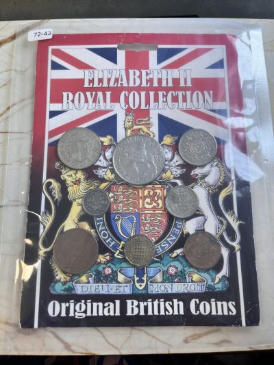 【海寕潮】拍卖第107期【五一快乐场】 - 【海寧潮】卡装英国977年早年硬币8枚套