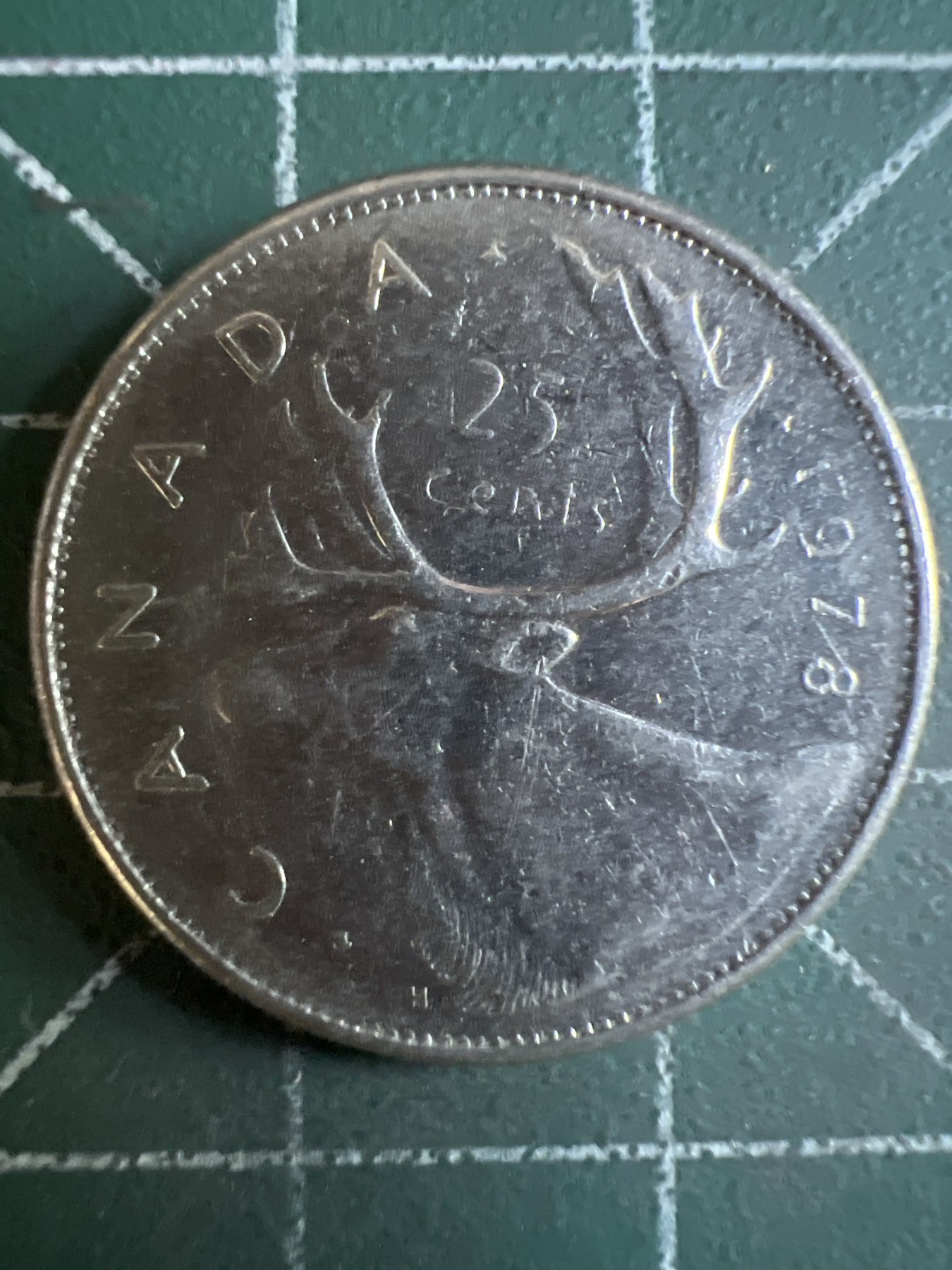 第588期 硬币专场 （无押金，捡漏，全场50包邮，偏远地区除外，接收代拍业务） 加拿大25分 青年 1978年