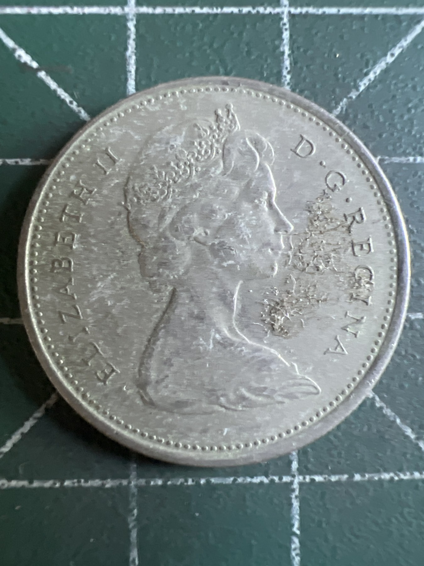 第588期 硬币专场 （无押金，捡漏，全场50包邮，偏远地区除外，接收代拍业务） 加拿大25分 青年 1971年