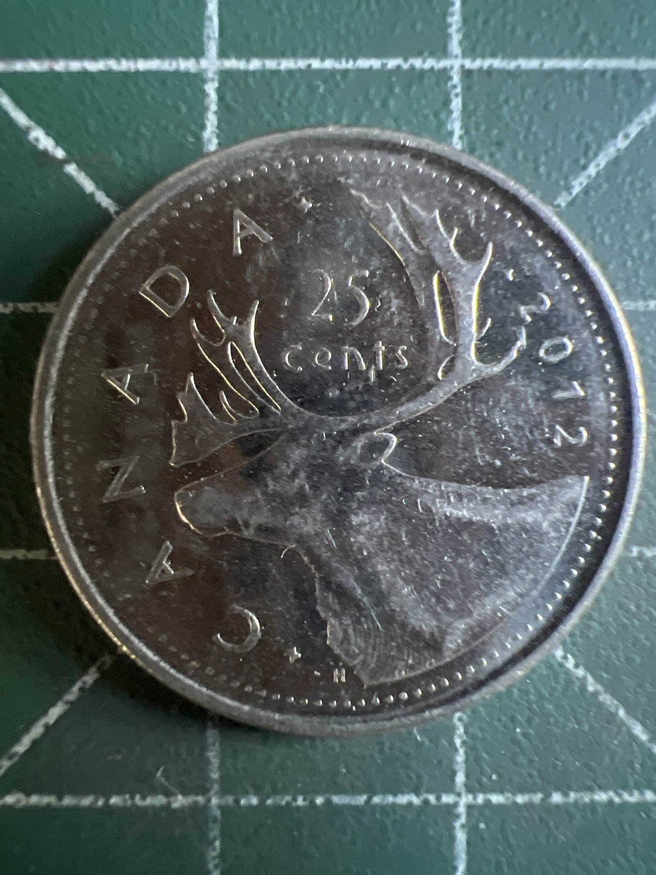 第587期 硬币专场 （无押金，捡漏，全场50包邮，偏远地区除外，接收代拍业务） 加拿大25分 老年 2012年