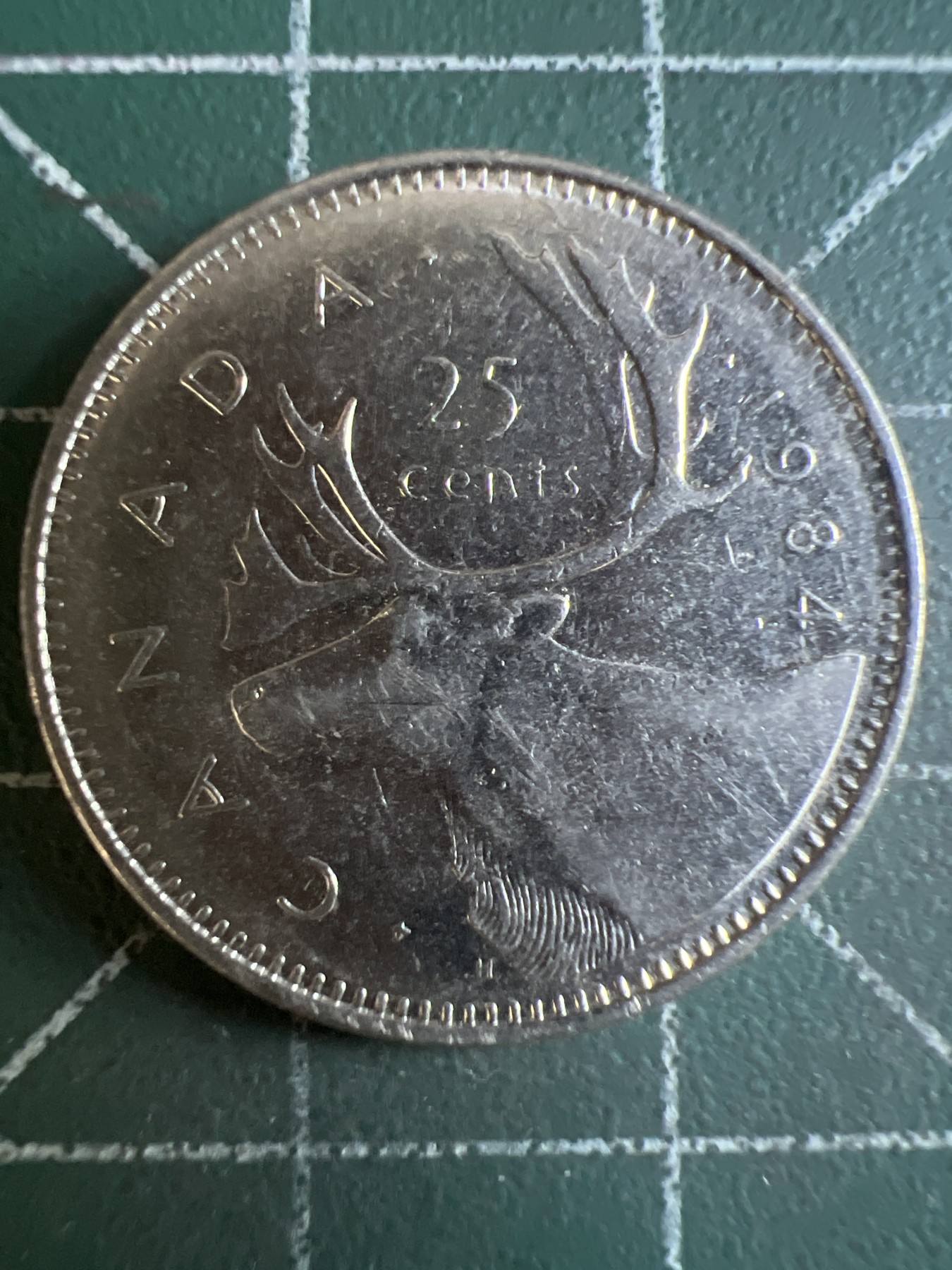 第587期 硬币专场 （无押金，捡漏，全场50包邮，偏远地区除外，接收代拍业务） 加拿大25分 青年 1984年