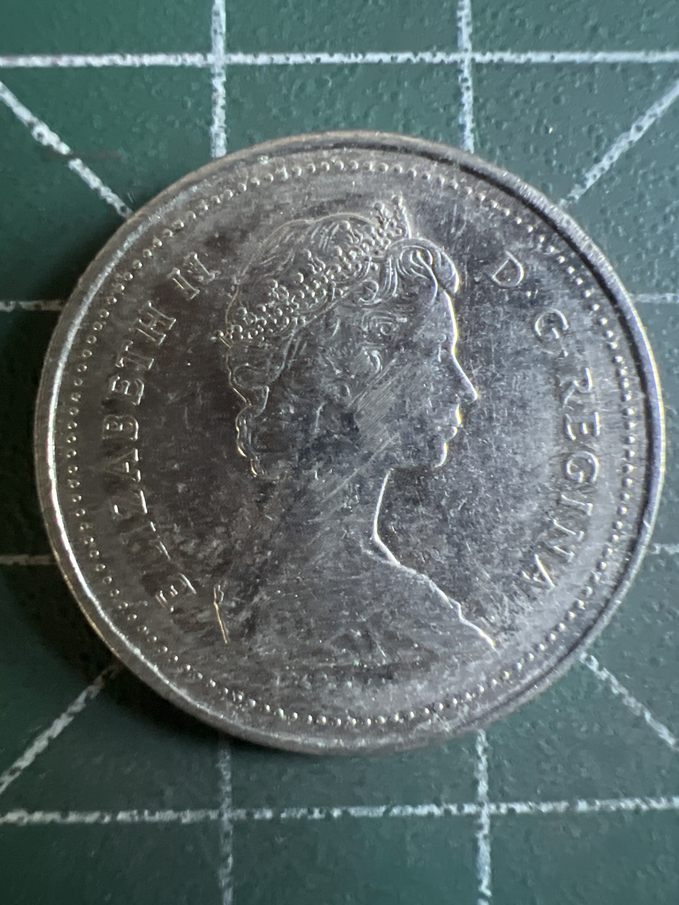 第588期 硬币专场 （无押金，捡漏，全场50包邮，偏远地区除外，接收代拍业务） 加拿大25分 青年 1989年