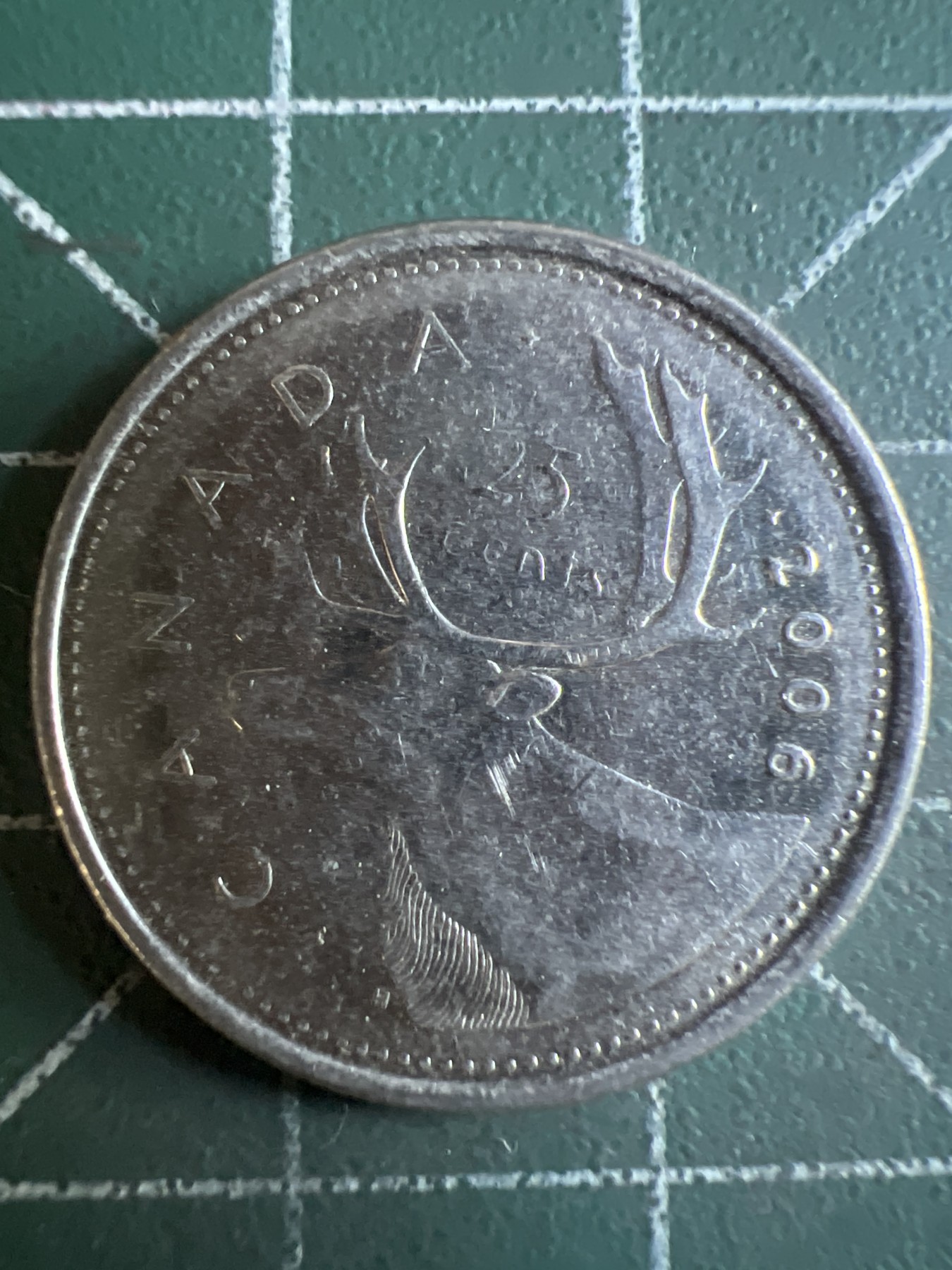 第588期 硬币专场 （无押金，捡漏，全场50包邮，偏远地区除外，接收代拍业务） 加拿大25分 老年 2006年