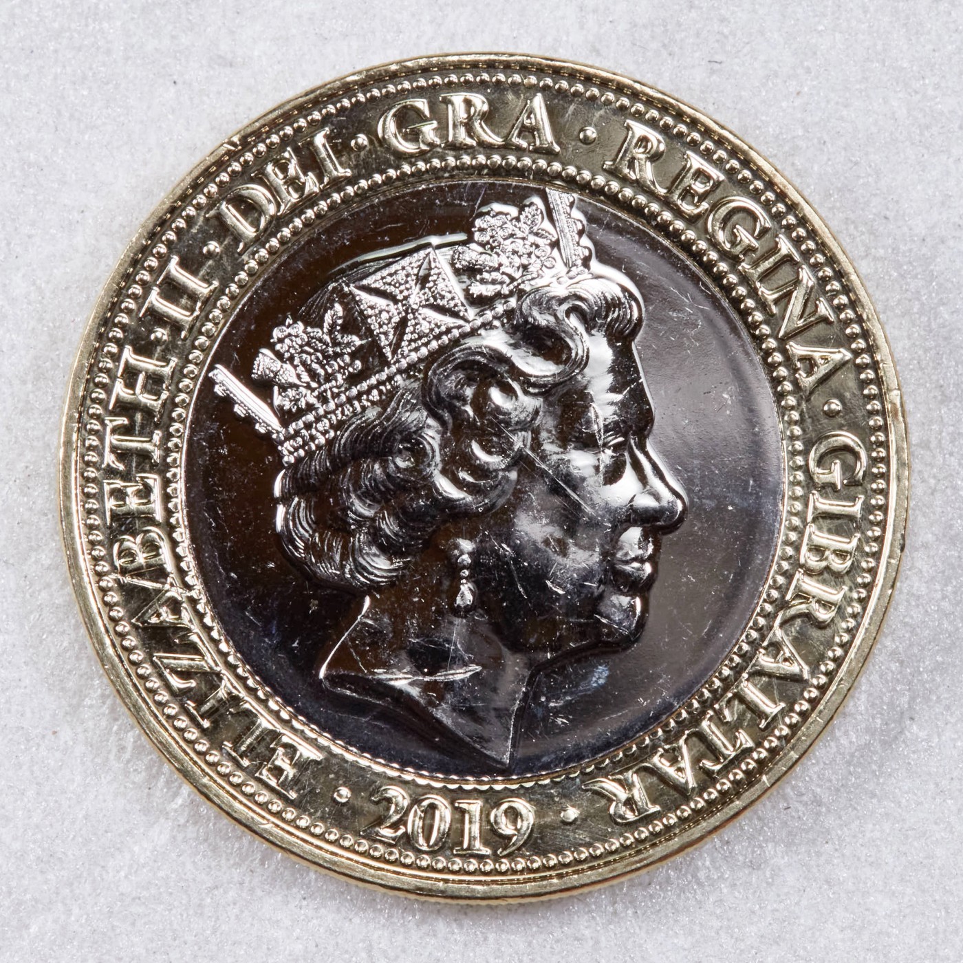 S&S Numismatic世界钱币-拍卖 第117期  直布罗陀2019年 防止乳腺癌 2英镑双色纪念币  稀少品种