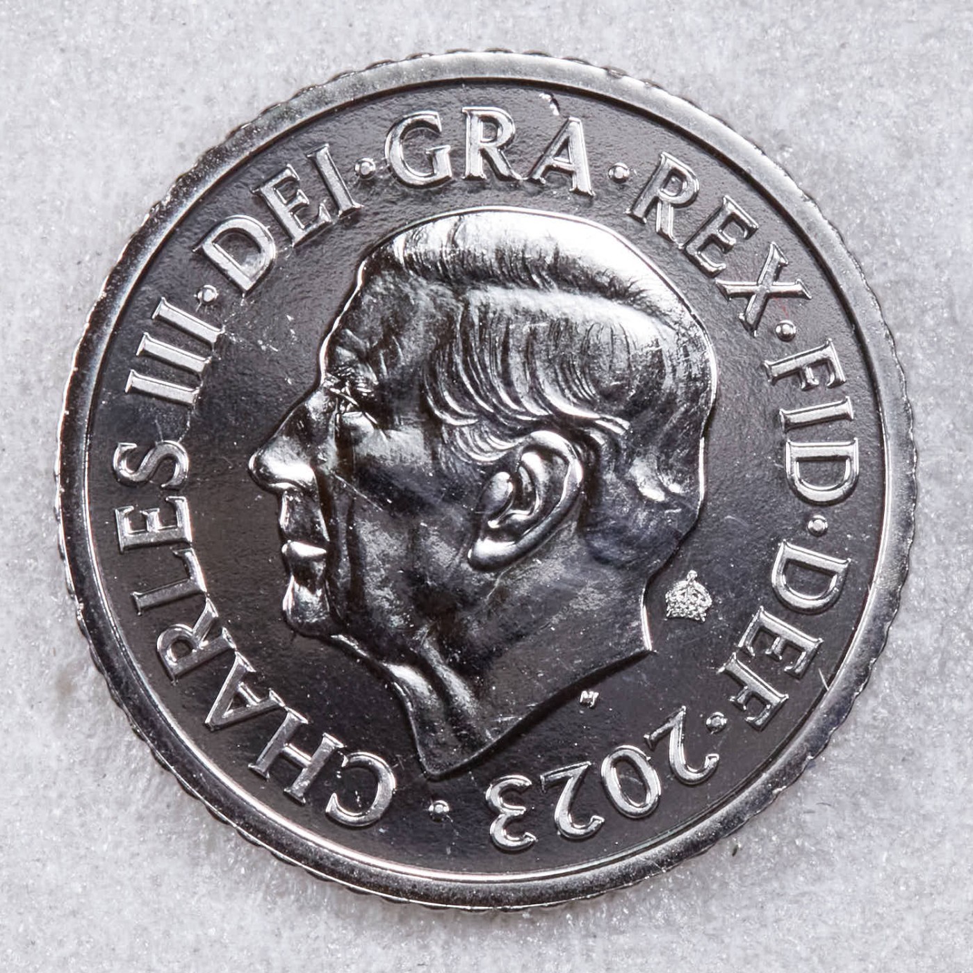 S&S Numismatic世界钱币-拍卖 第117期  英国2023年 全新改版-查尔斯三世头像-橡树枝 5便士镀镍钢币 “皇冠暗记版只发行2023这一年”