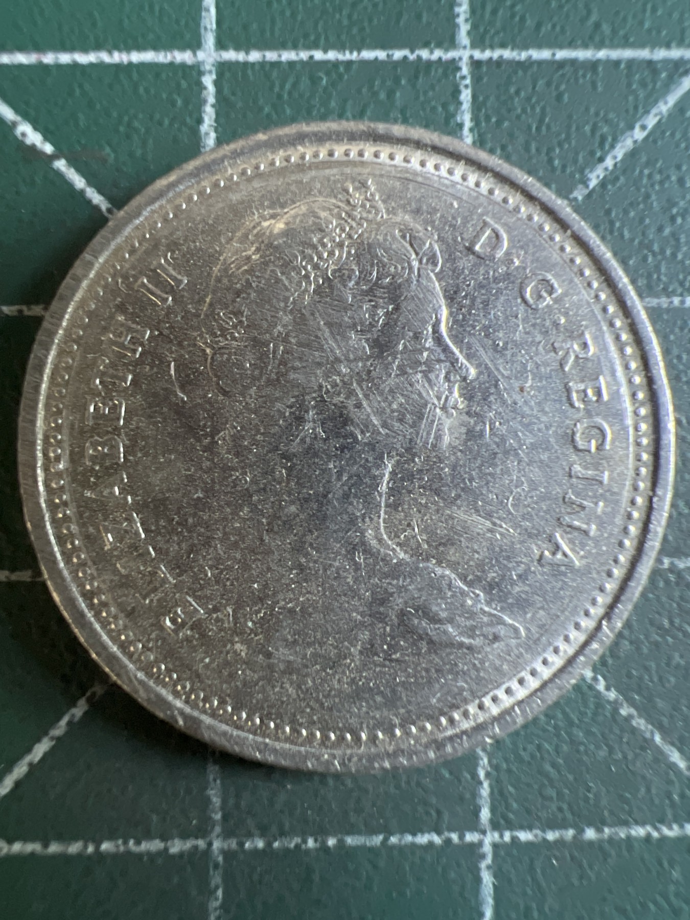 第587期 硬币专场 （无押金，捡漏，全场50包邮，偏远地区除外，接收代拍业务） 加拿大25分 青年 1984年