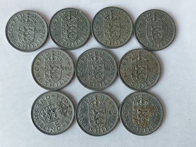 第一海外回流一元起拍收藏 散币专场 第85期 - 英国1先令 三狮版 10枚