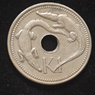 🌹外币初藏🌹🐯第17场 每周二四六晚8点 - 巴布亚新几内亚1975年一基纳