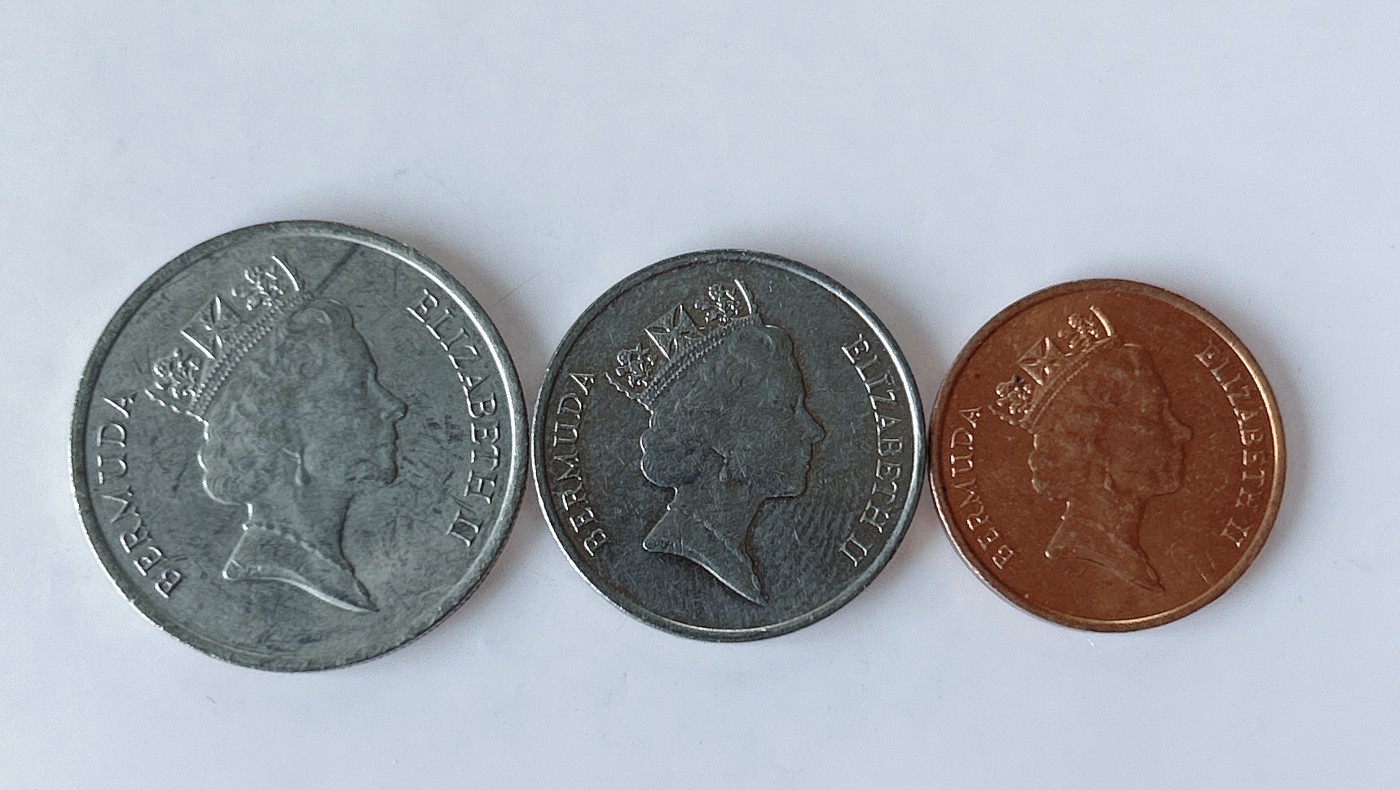 第一海外回流一元起拍收藏 散币专场 第85期 百慕大1986年硬币3枚套