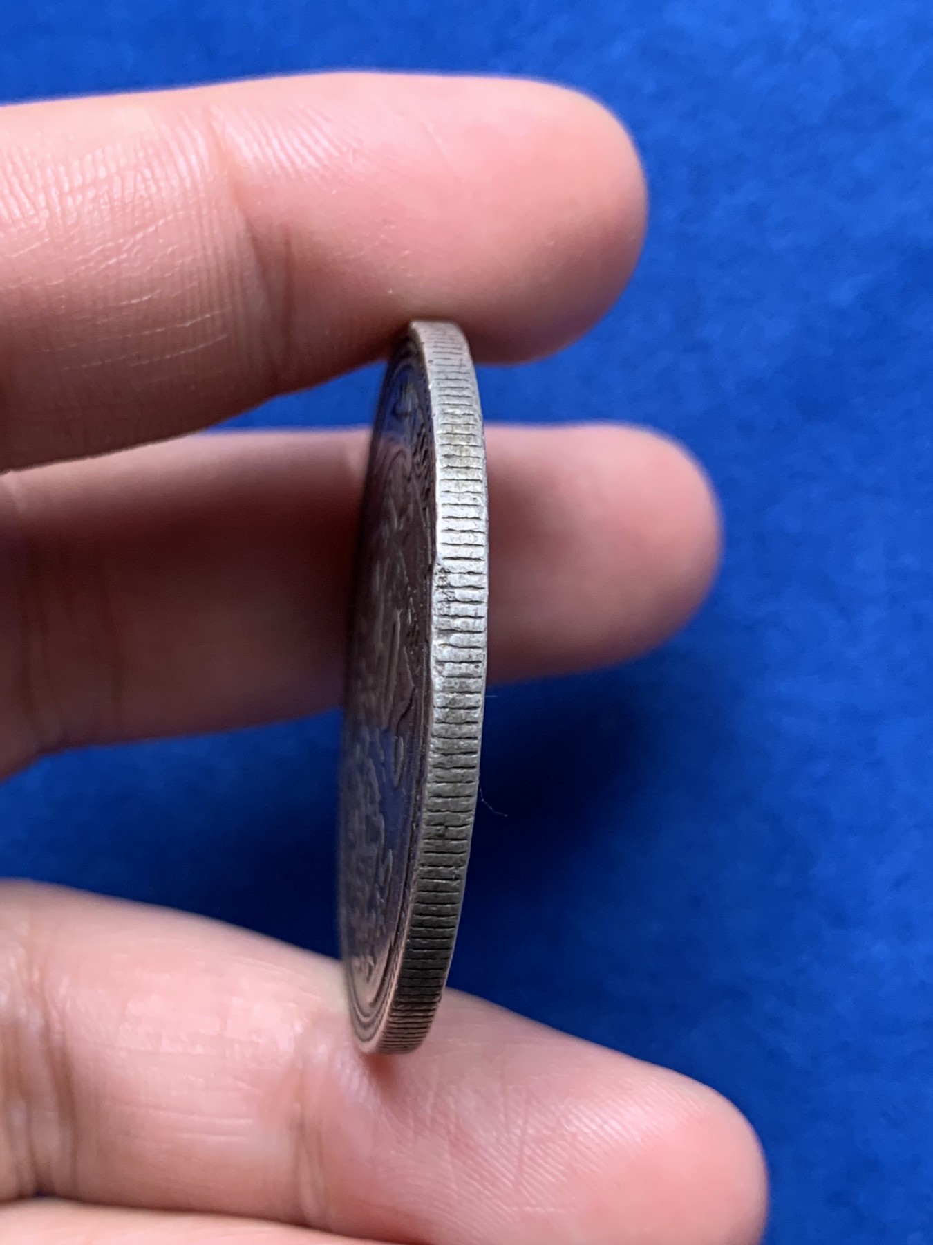 《竞宝斋》第263场-周日，周一 2场连拍 (全场包邮) 1917年英占埃及20皮斯阿特大银币 27.5克 细节见图