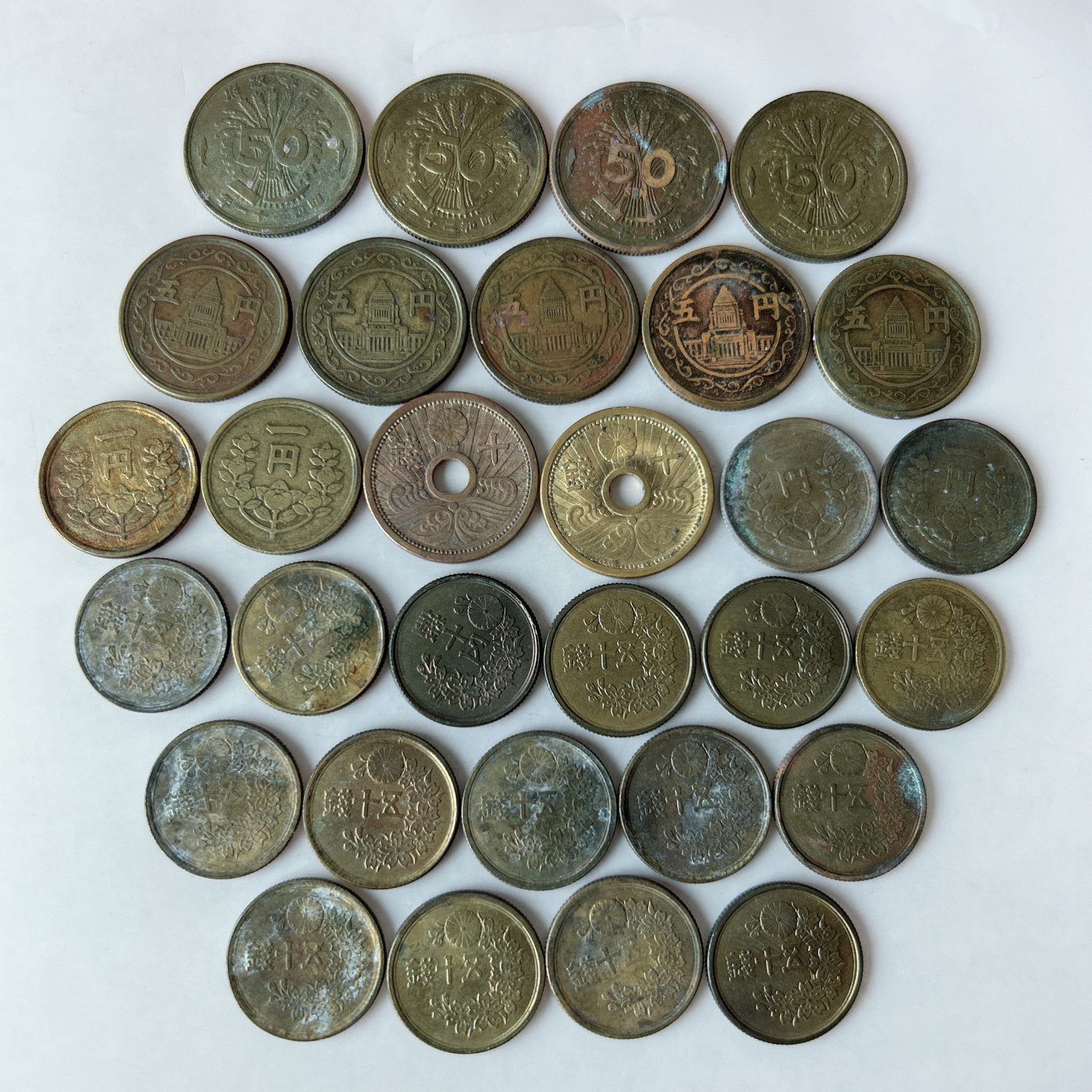 第一海外回流一元起拍收藏 散币专场 第85期 日本铜币 有重复 净重100克