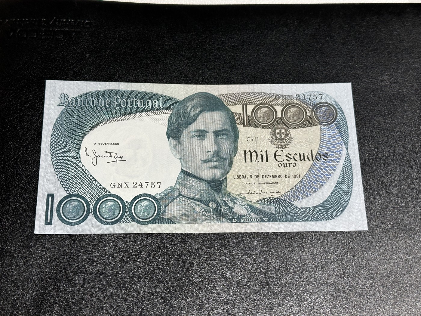 《外钞收藏家》第三百六十五期（连拍第二场） 1981年葡萄牙1000 全新UNC