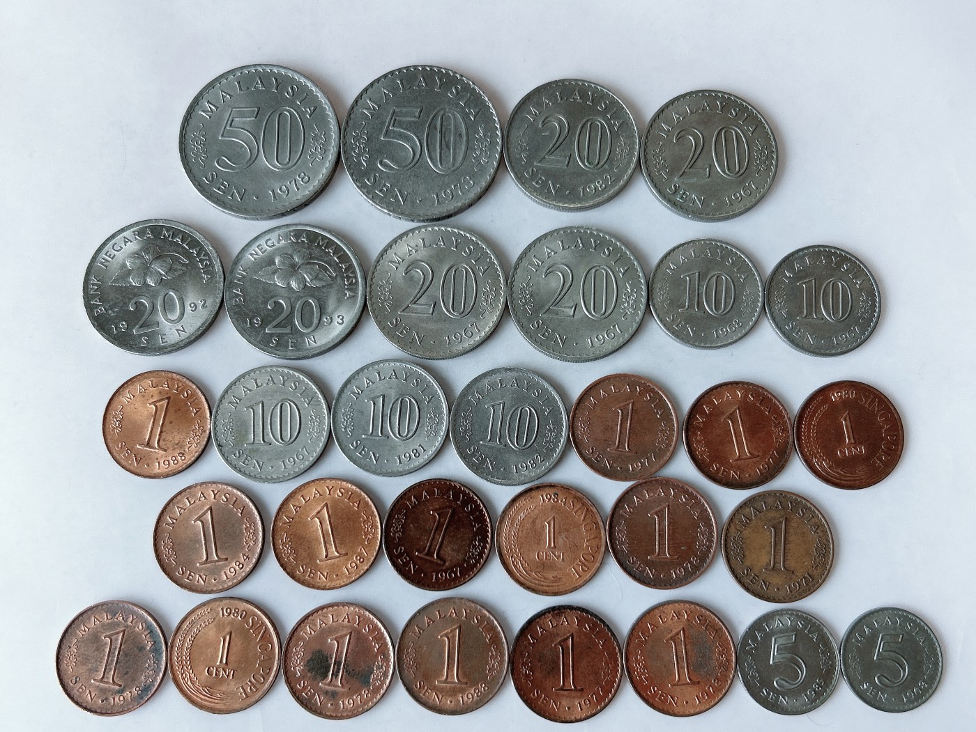 第一海外回流一元起拍收藏 散币专场 第85期 马来西亚🇲🇾